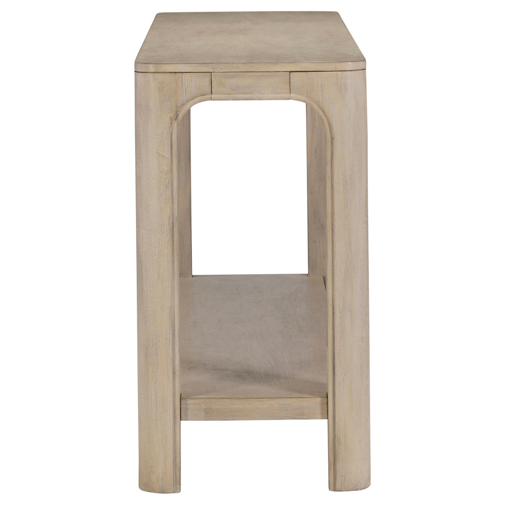 Solano Weathered Mango 64-inch Entryway Console Sofa Table - Ornate Home