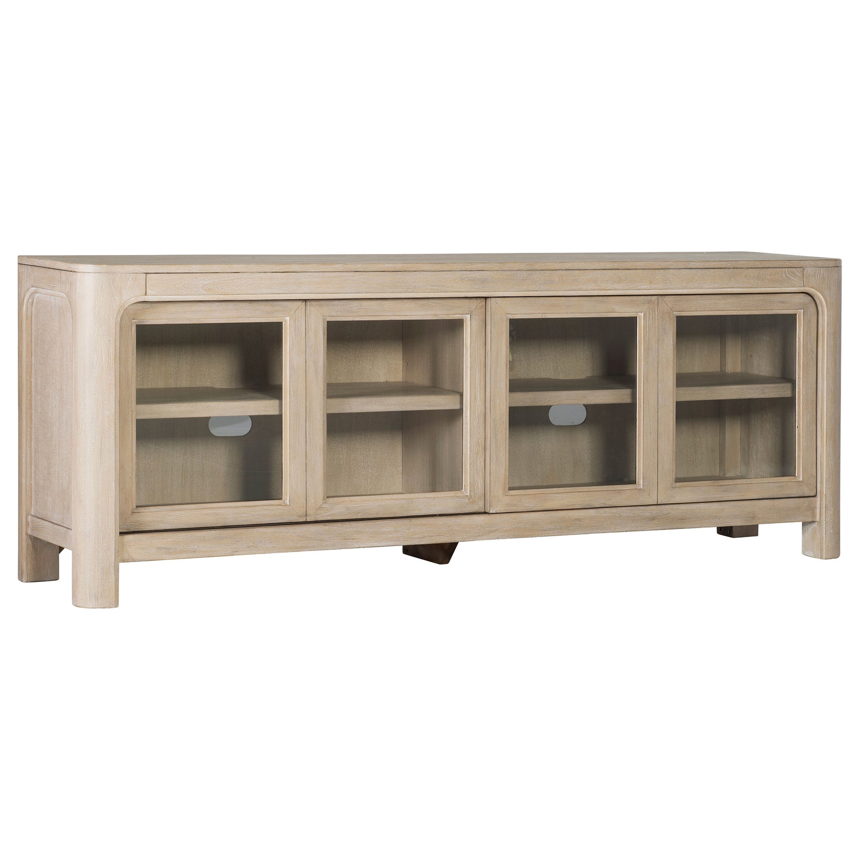 Solano Weathered Mango 71-inch 2-door TV Stand Media Console - Ornate Home