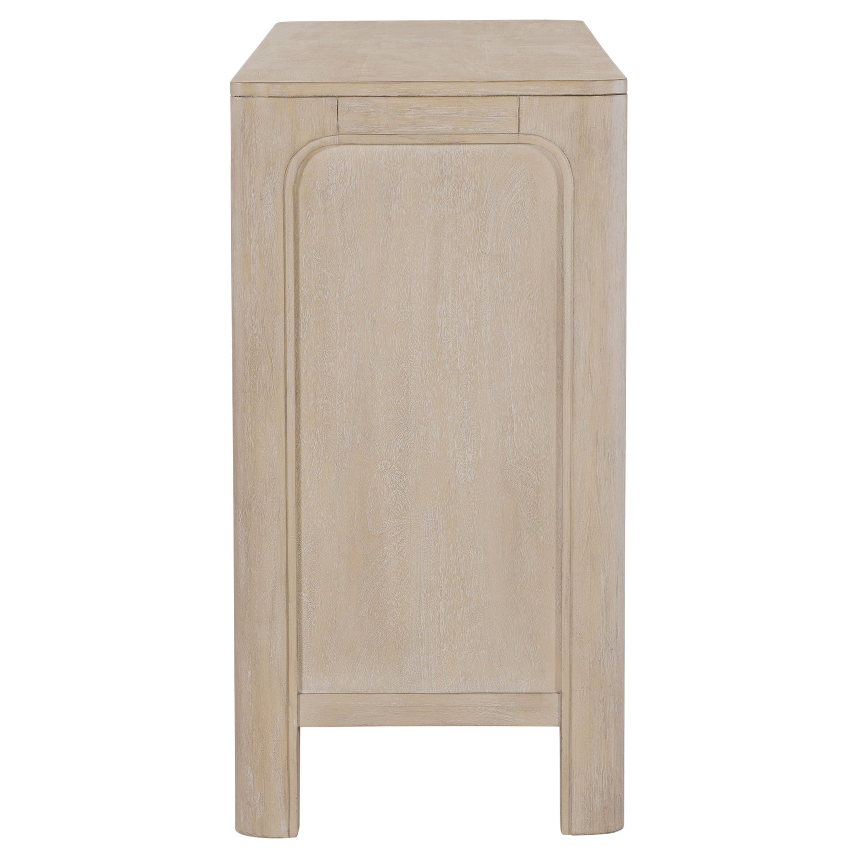 Solano Weathered Mango Sliding Door Dining Sideboard Server - Ornate Home