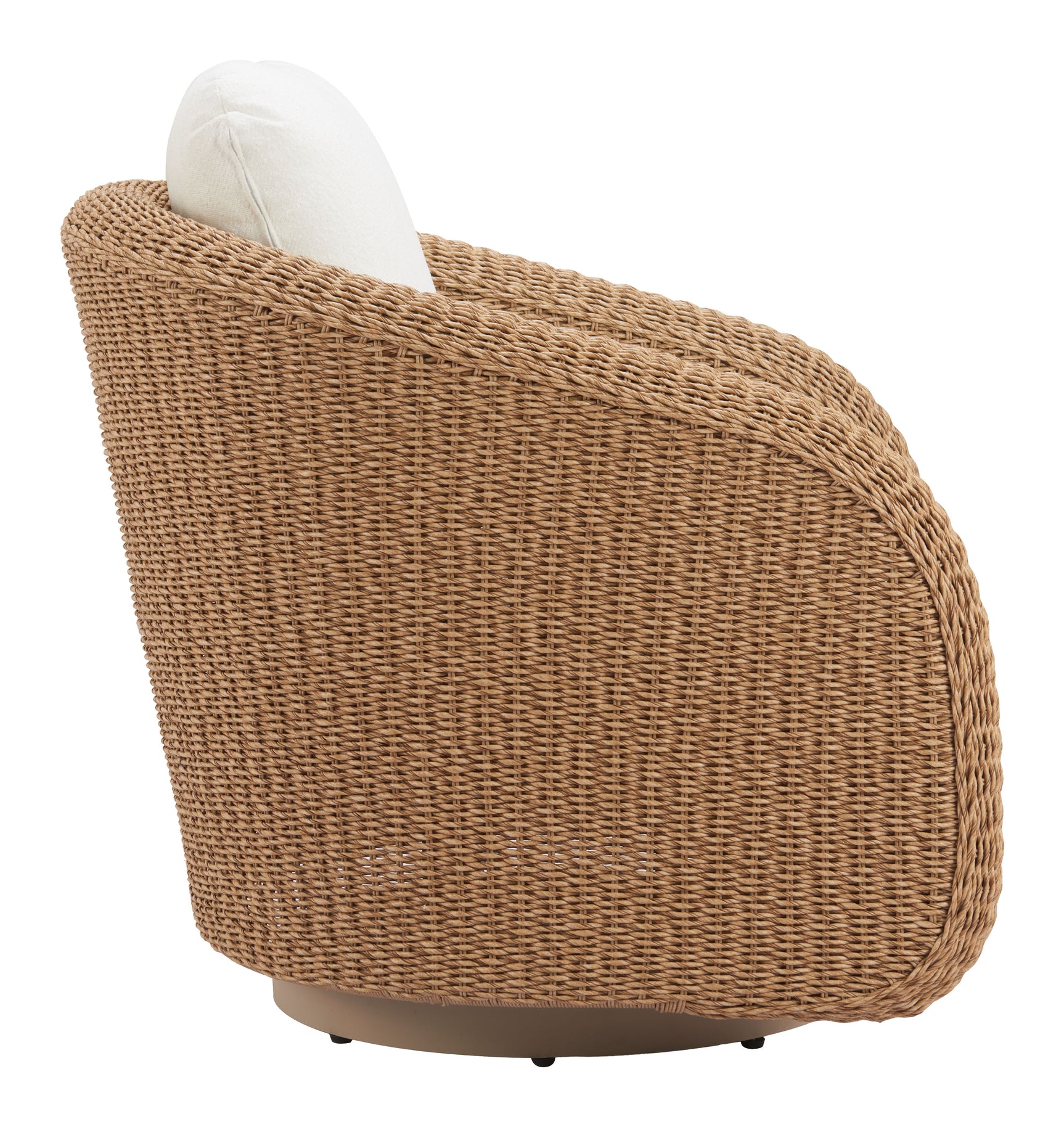 Solara Ivory Swivel Chair - Ornate Home