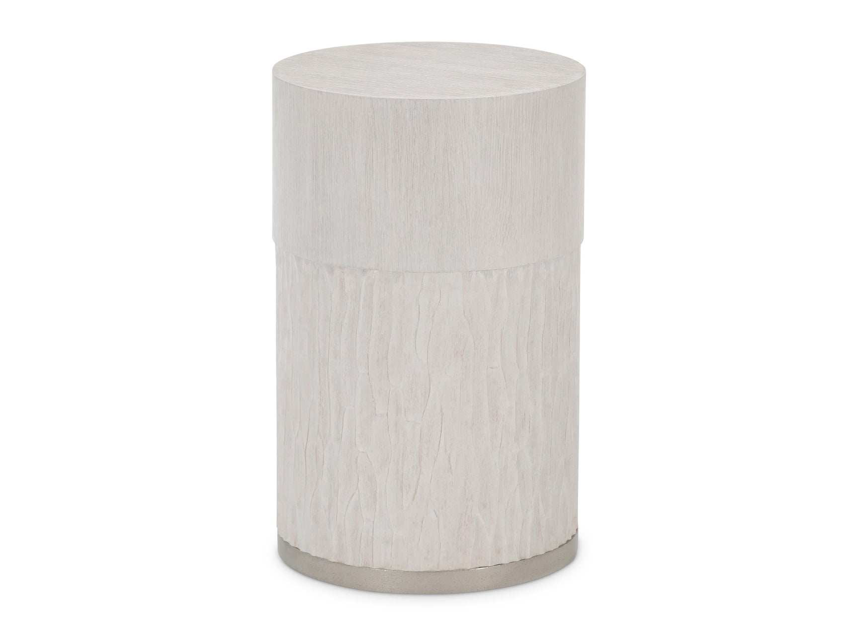 Solaria Weathered Bone Accent Table - Ornate Home