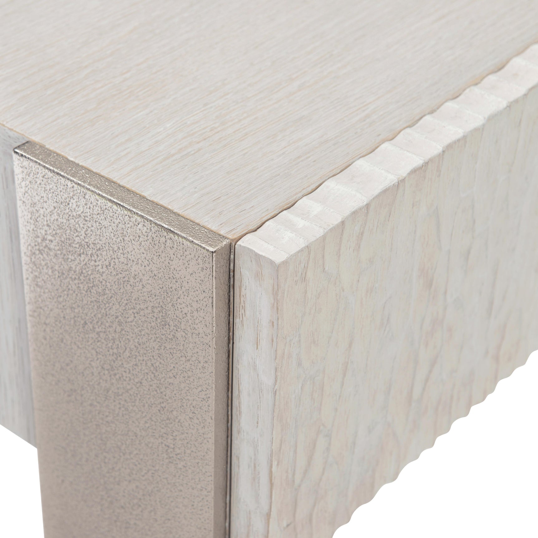 Solaria Weathered Bone Nightstand - Ornate Home