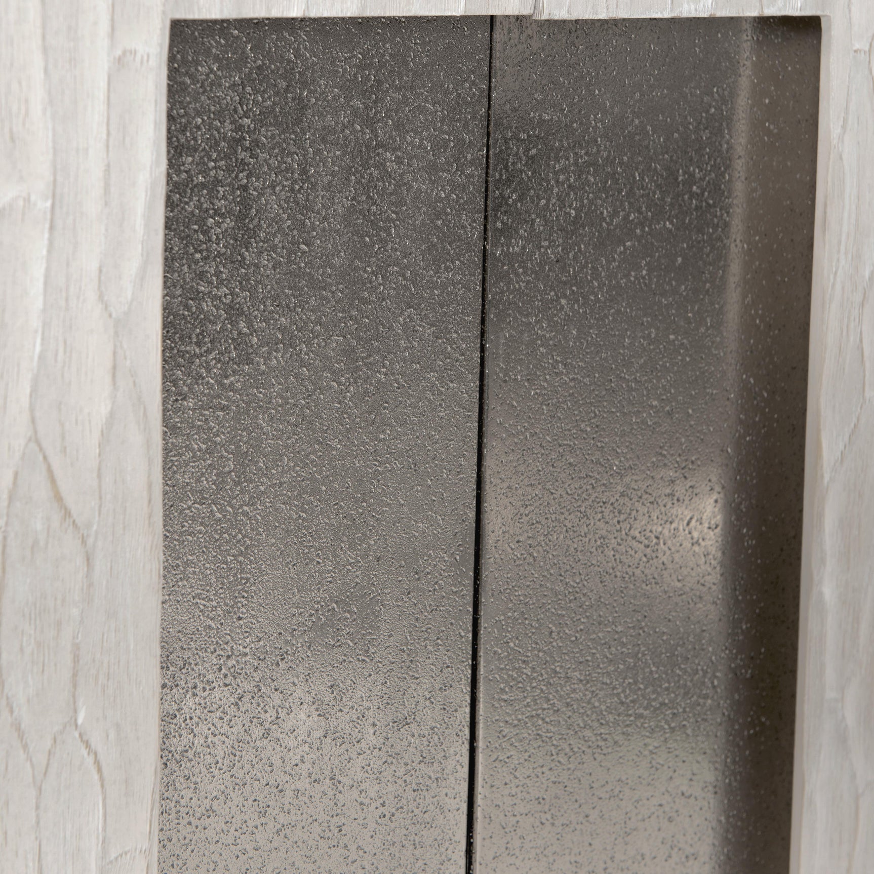 Solaria Weathered Bone/Shiny Nickel Buffet - Ornate Home