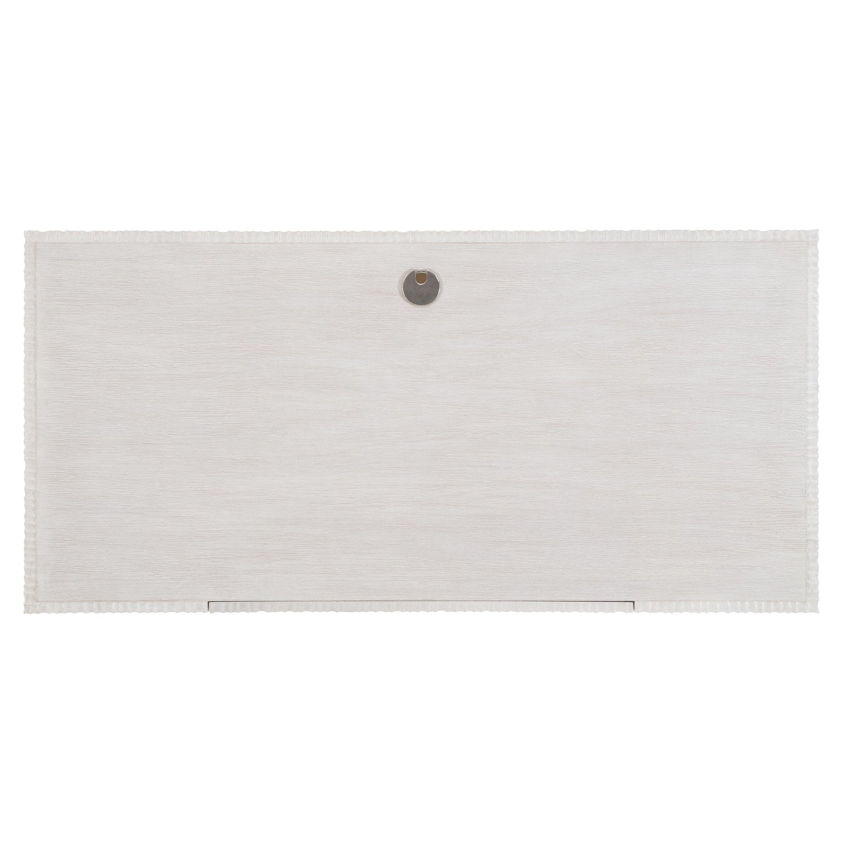 Solaria Weathered Bone/Shiny Nickel Desk - Ornate Home