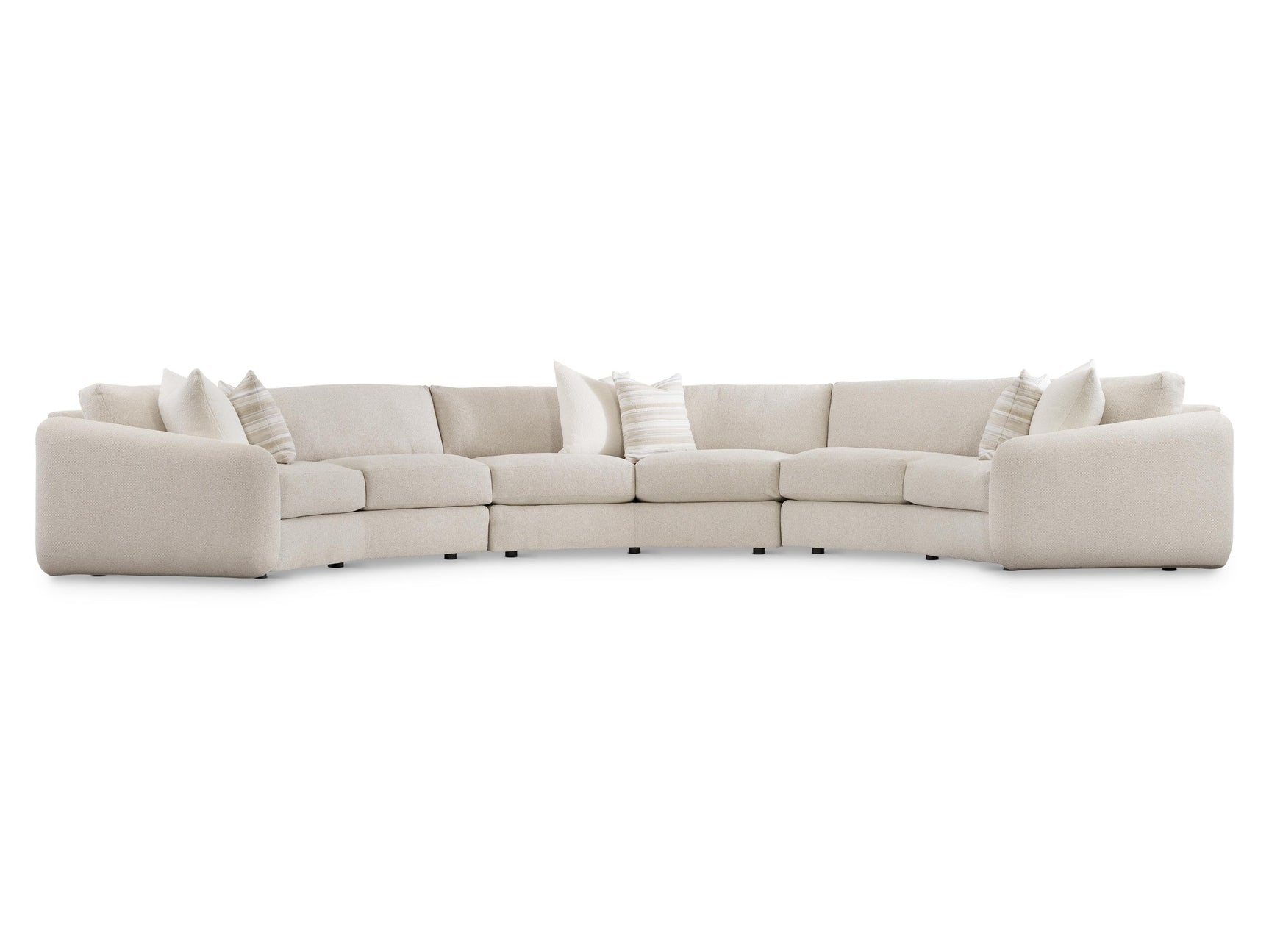 Soleil Beige/Tan 3-Piece Fabric Sectional - Ornate Home