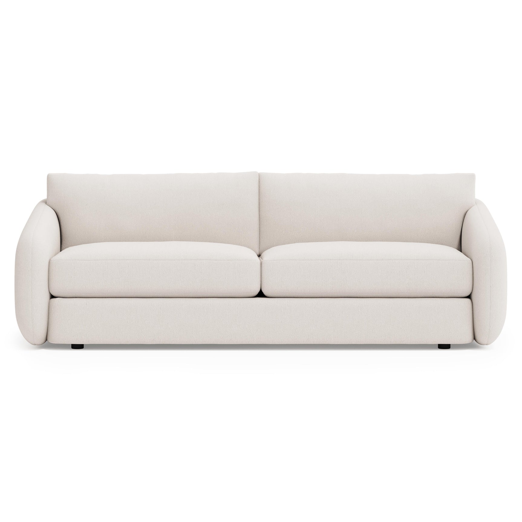 Soleil Cream Sofa Without Pillows - Ornate Home