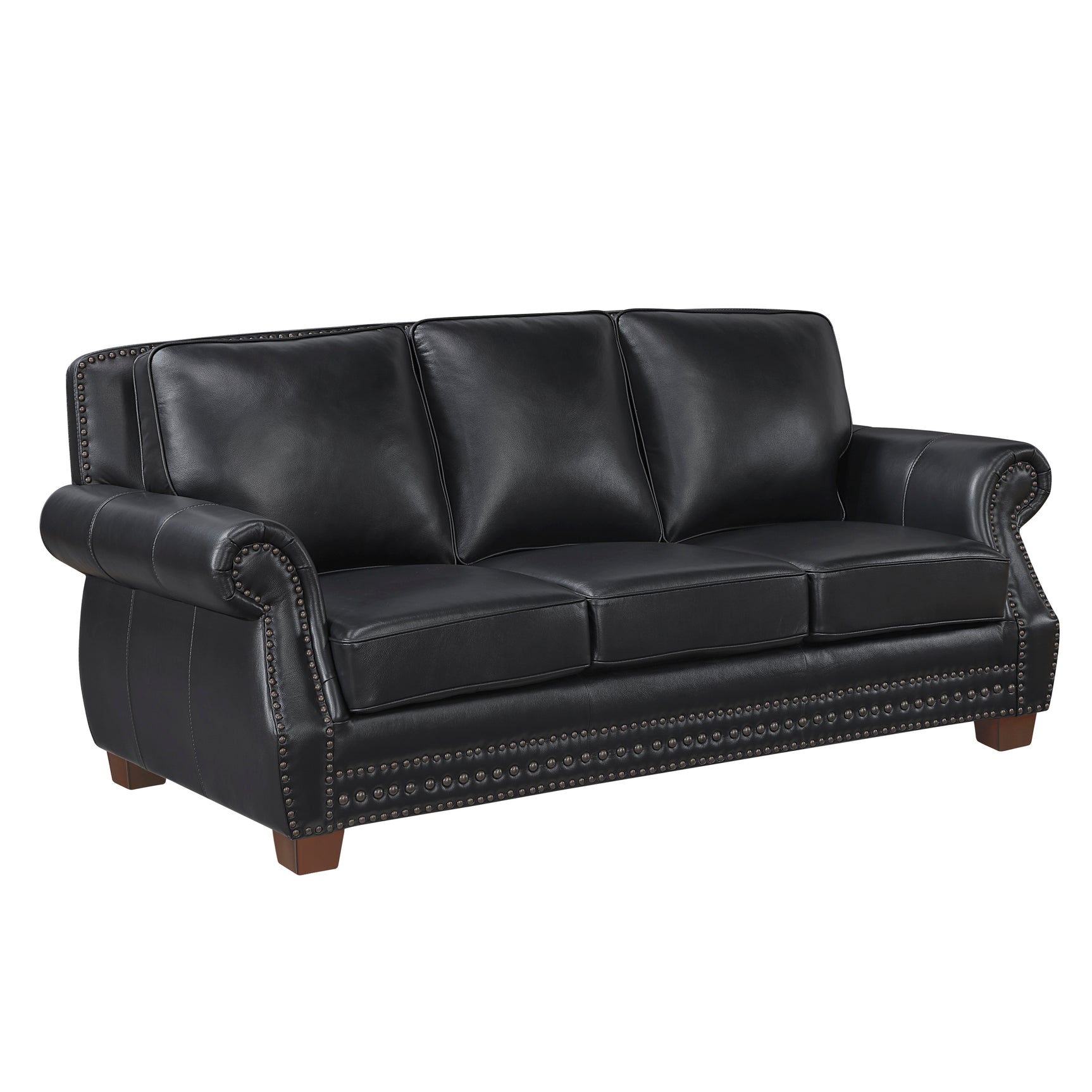 Solessa Black Sofa - Ornate Home