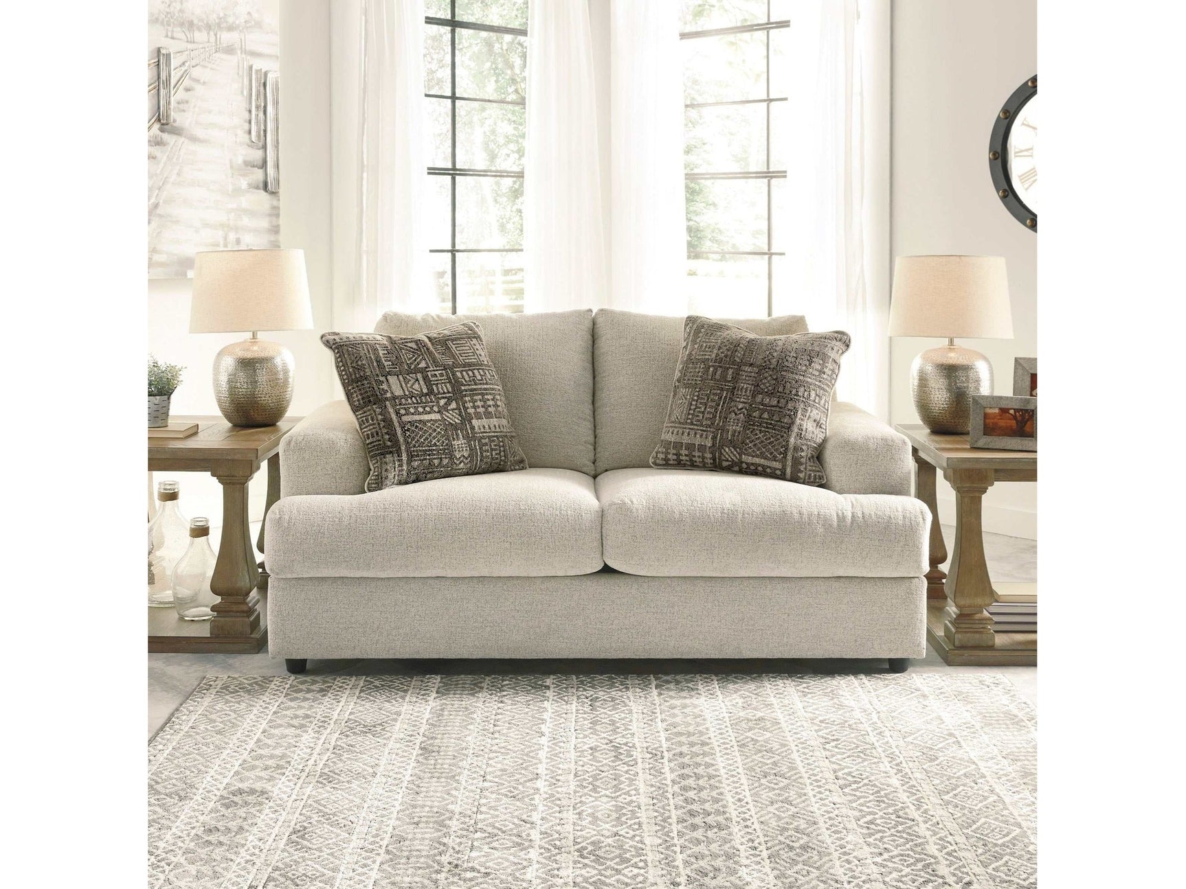 Soletren Stone Loveseat (Online Special Price) - Ornate Home