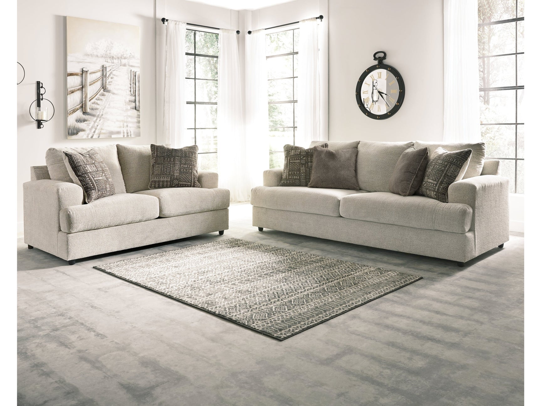 Soletren Stone Sofa and Loveseat (Online Special Price) - Ornate Home
