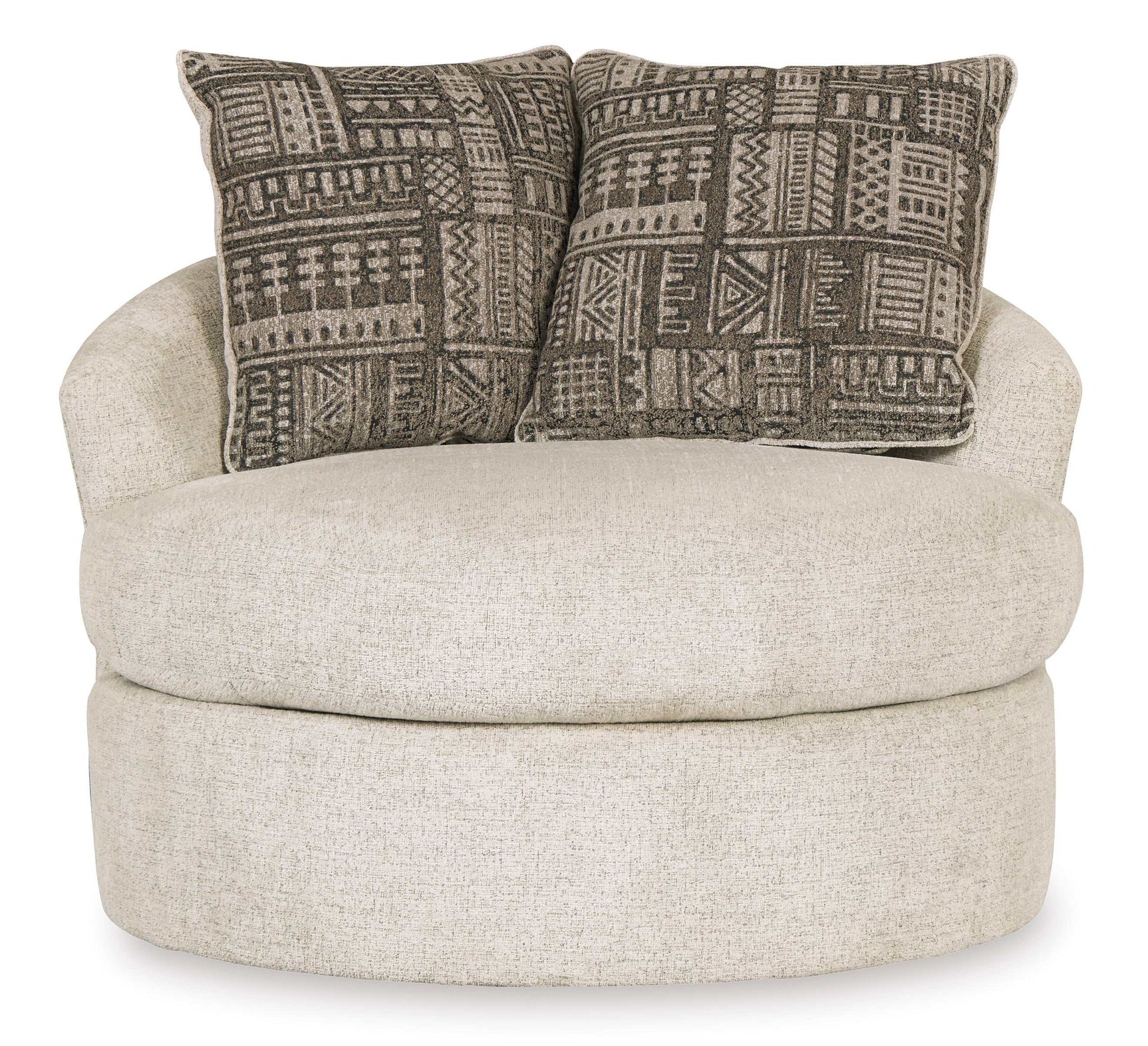 Soletren Stone Swivel Accent Chair (Online Special Price) - Ornate Home