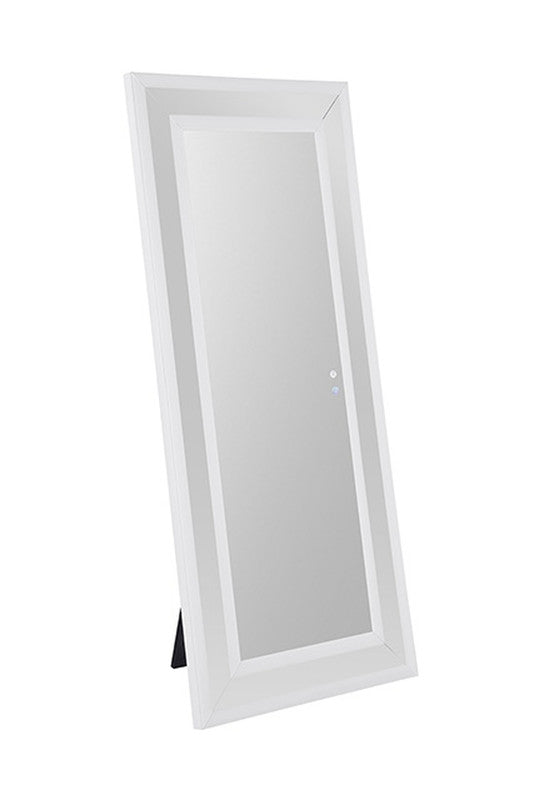 Solinus White Floor Mirror - Ornate Home