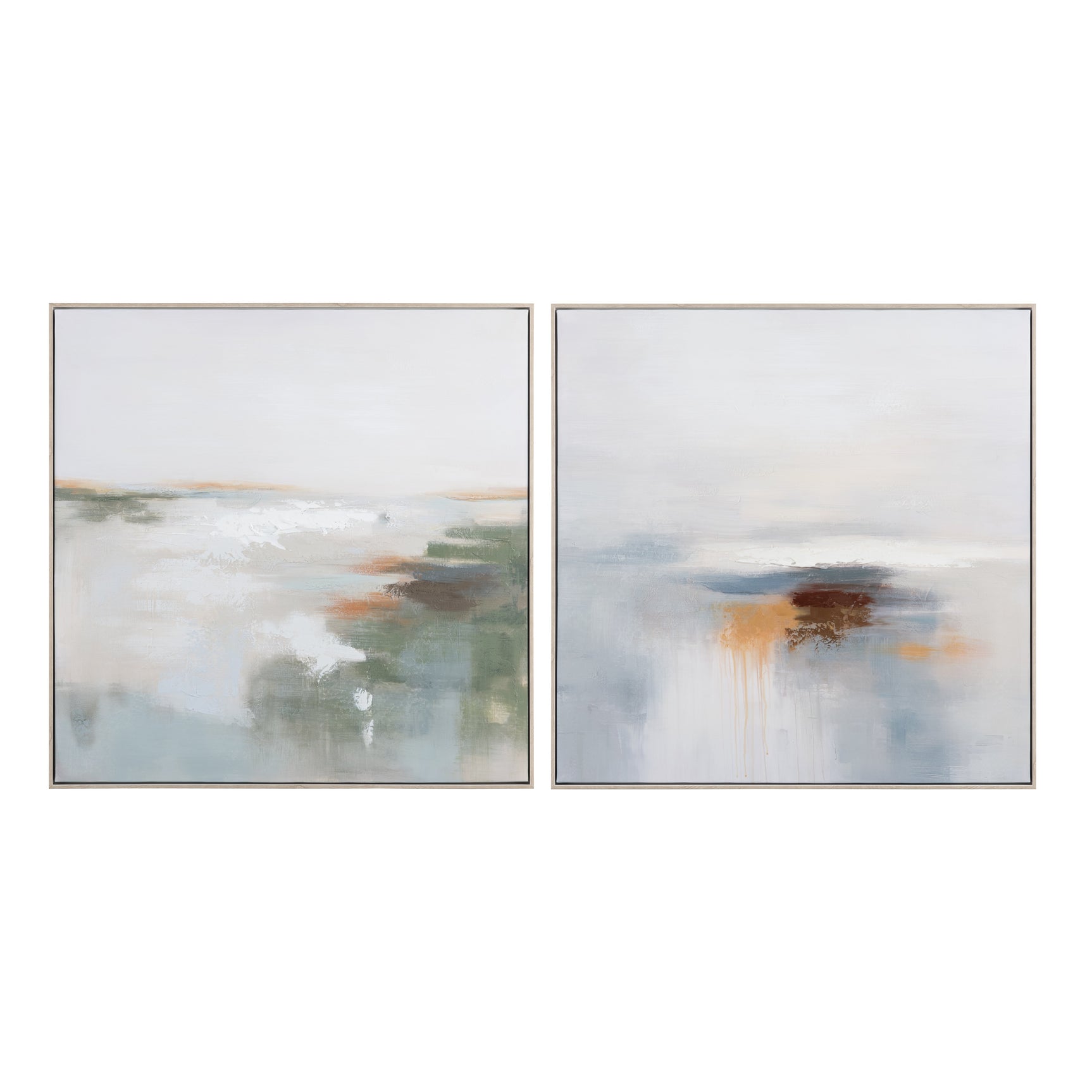 Solitude Green/Multi Canvas