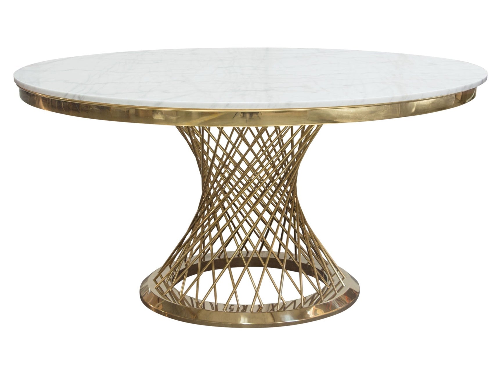 Solstice Marble Round Dining Table - Ornate Home
