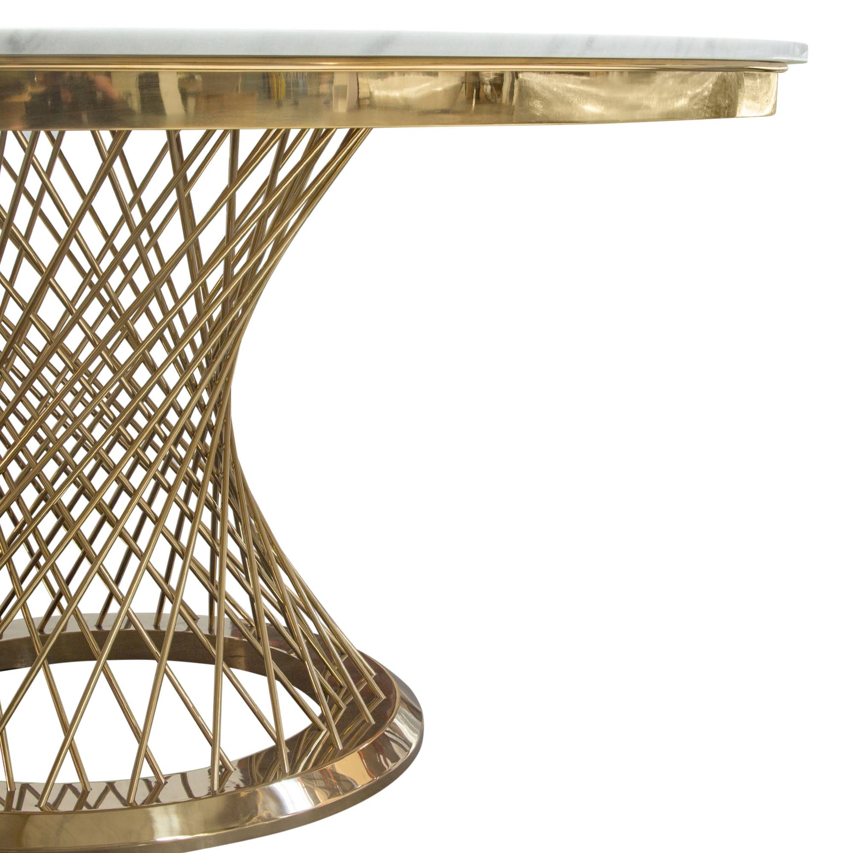 Solstice Marble Round Dining Table - Ornate Home