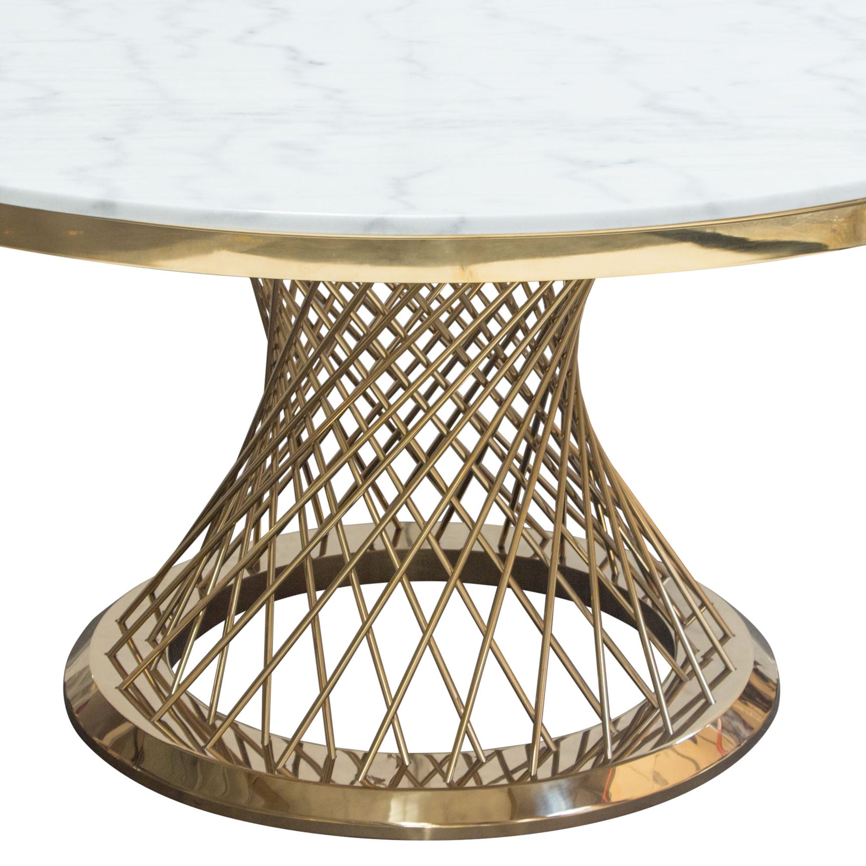 Solstice Marble Round Dining Table - Ornate Home