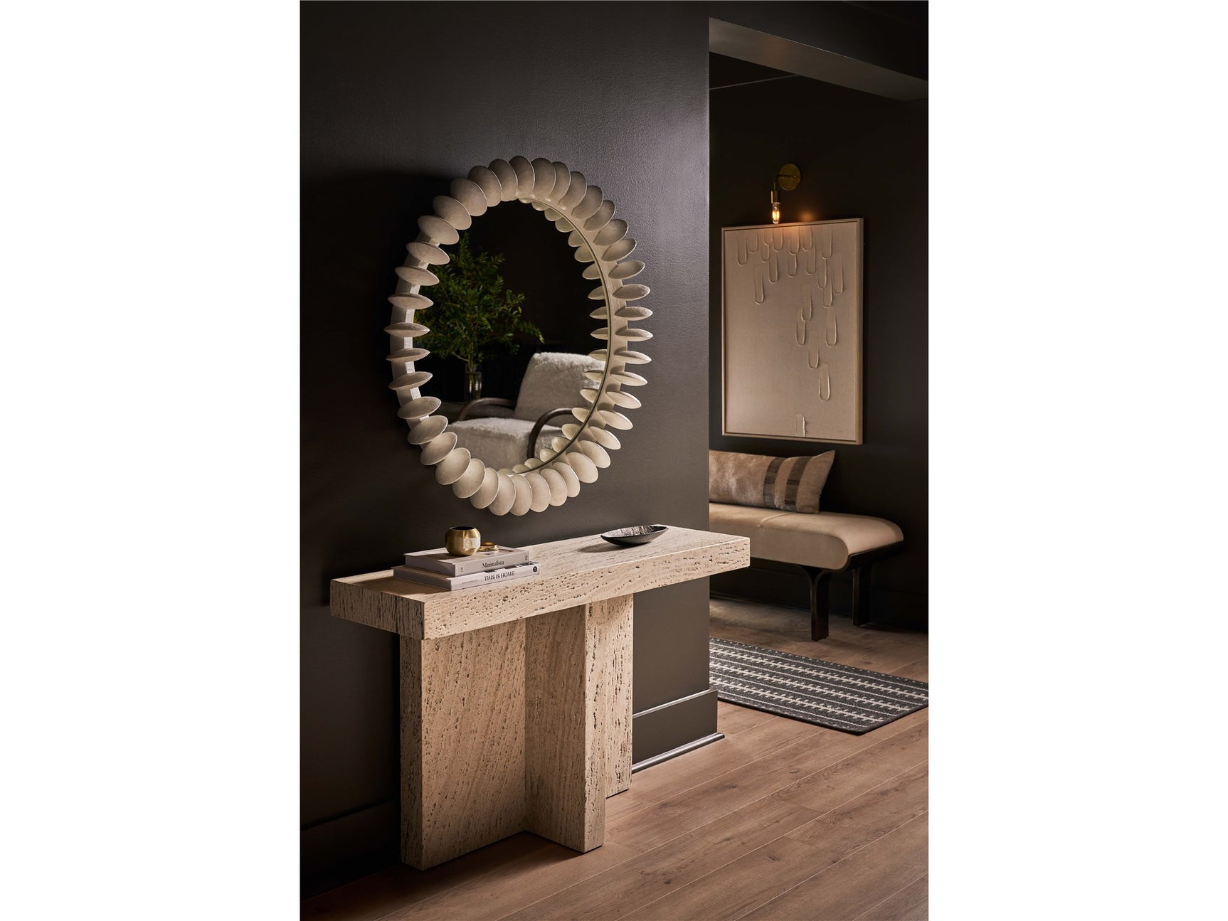 Solstice White Mirror - Ornate Home