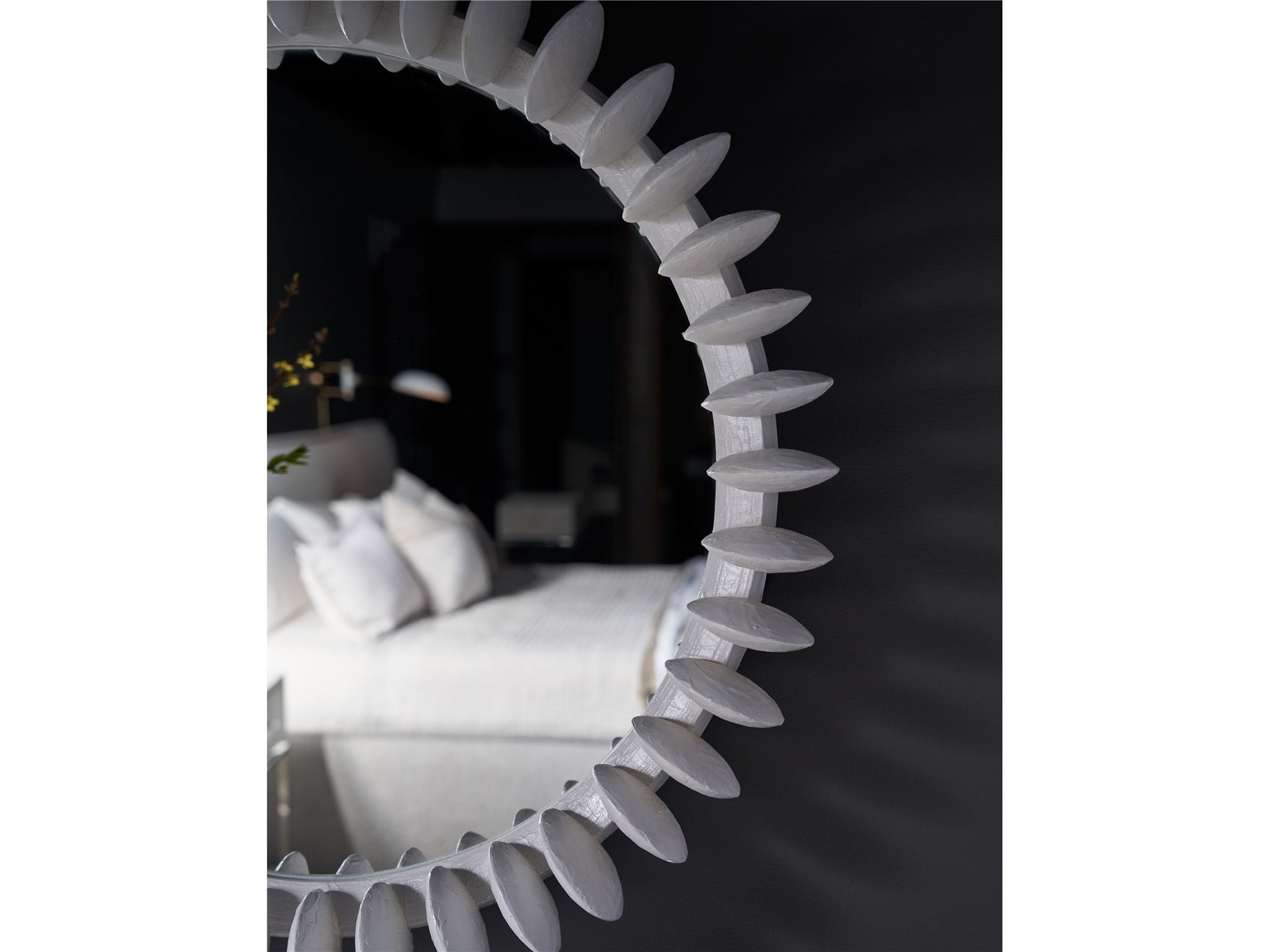 Solstice White Mirror - Ornate Home