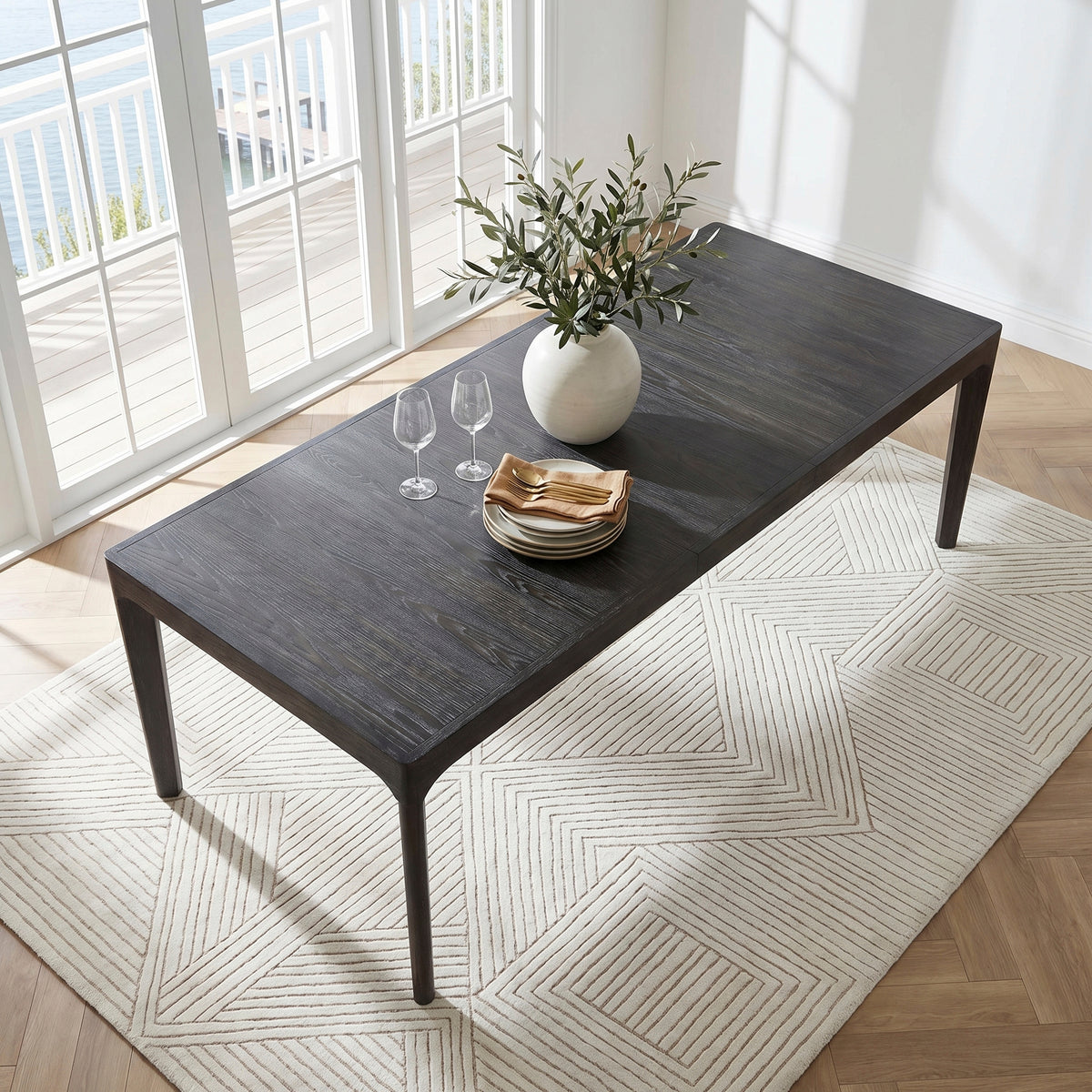 Soma Black Dining Table - Ornate Home