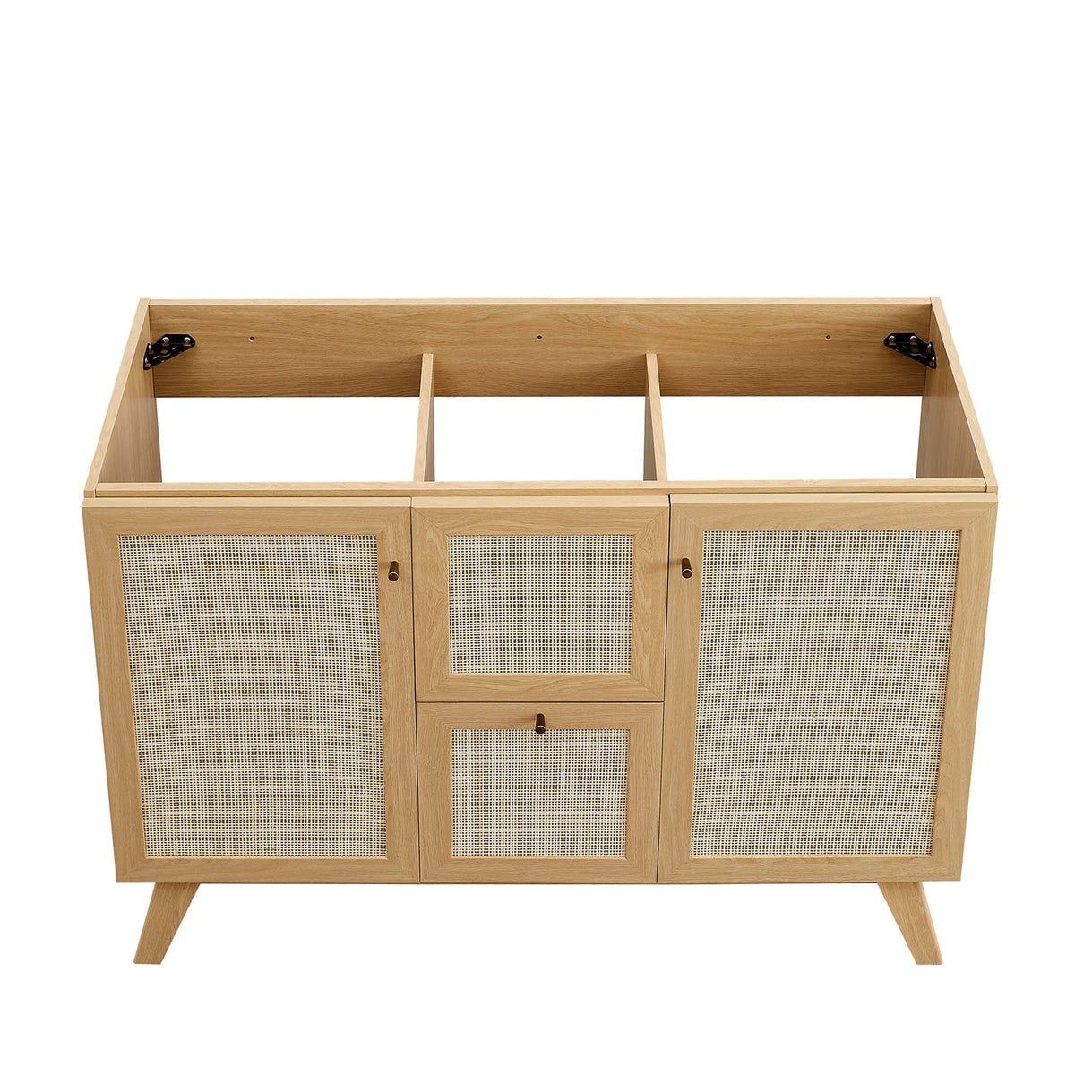 Soma Oak/White 48" Double Sink Bathroom Vanity - Ornate Home