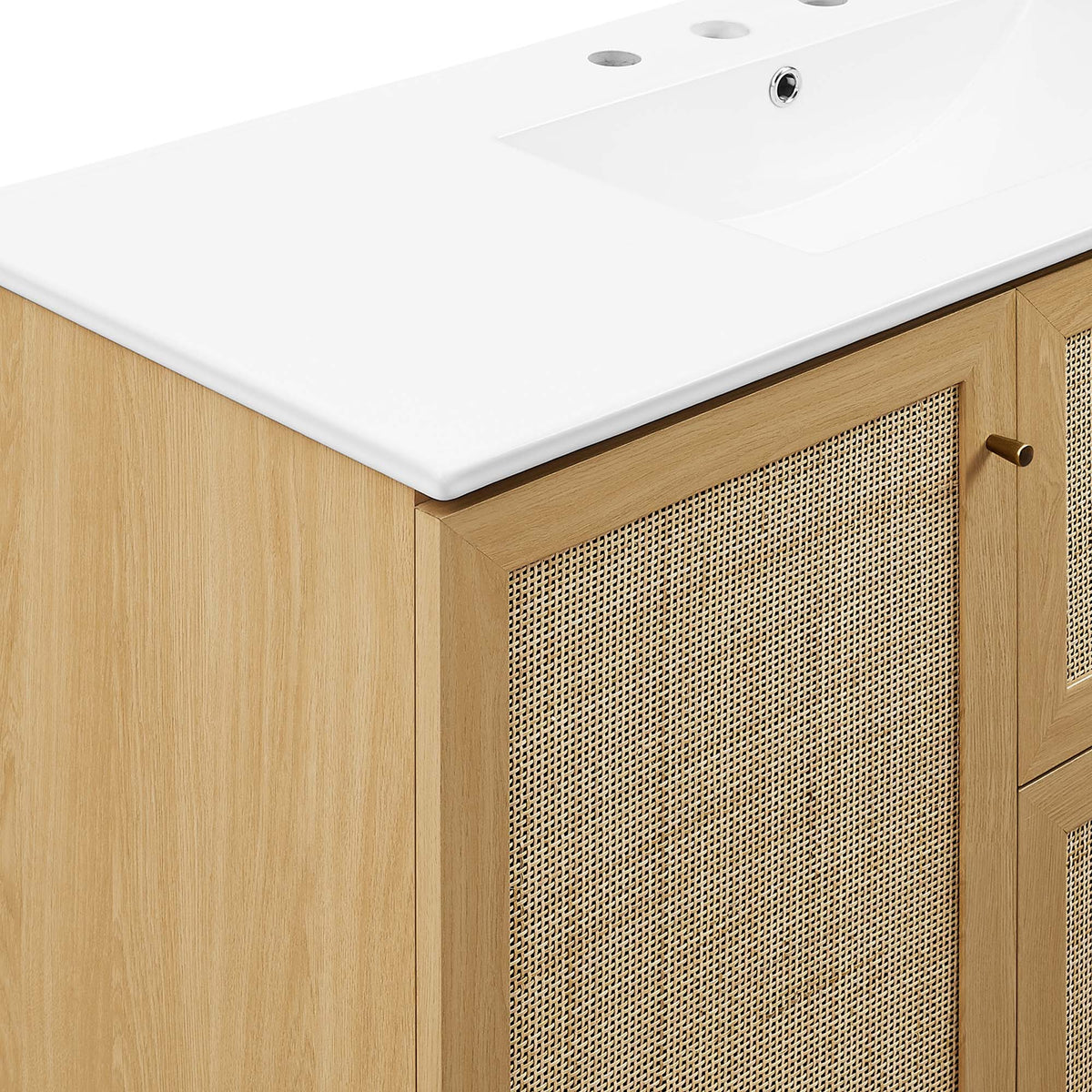 Soma Oak/White 48" Single Sink Bathroom Vanity - Ornate Home