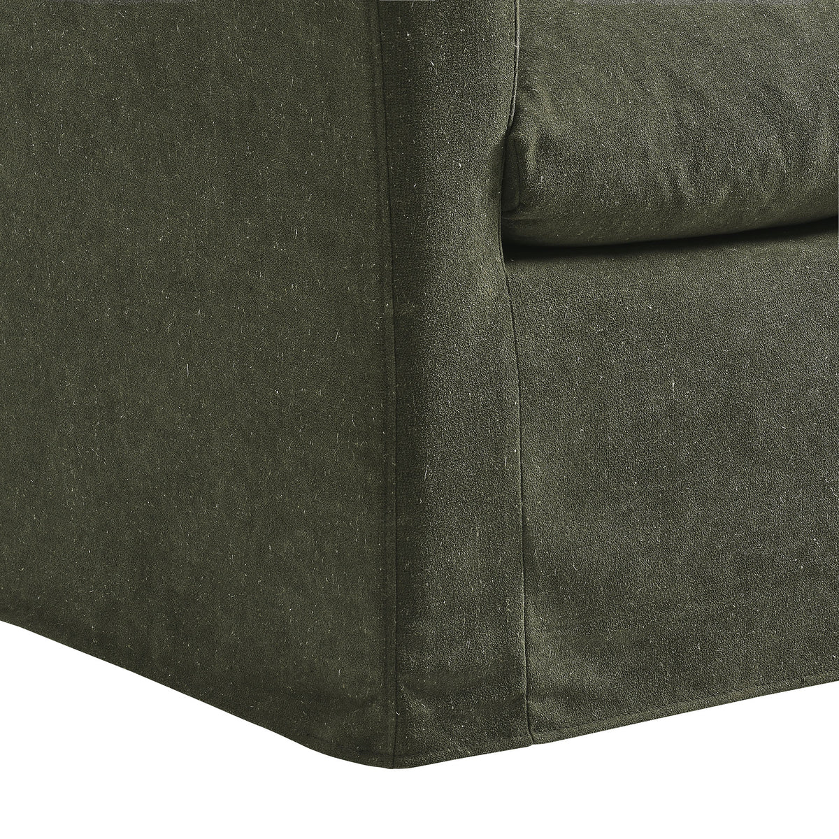 Somerset Sage Linen Blend Slipcovered Armchair - Ornate Home