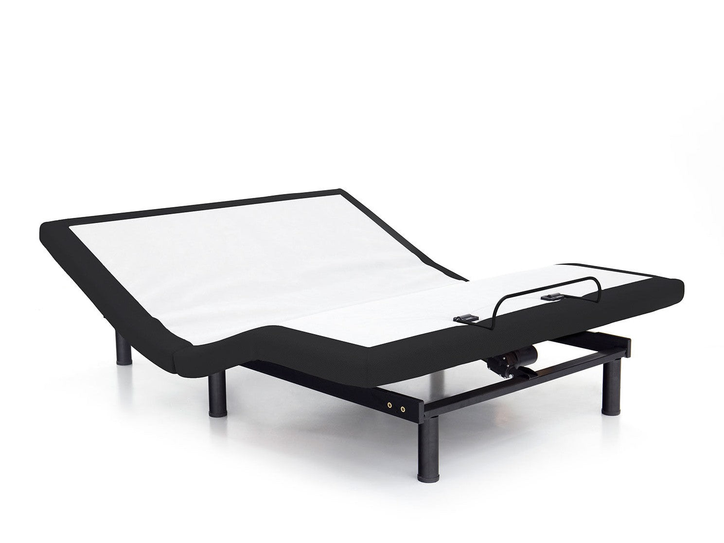 Somnerside II Black/White Full Adjustable Bed Frame Base - Ornate Home