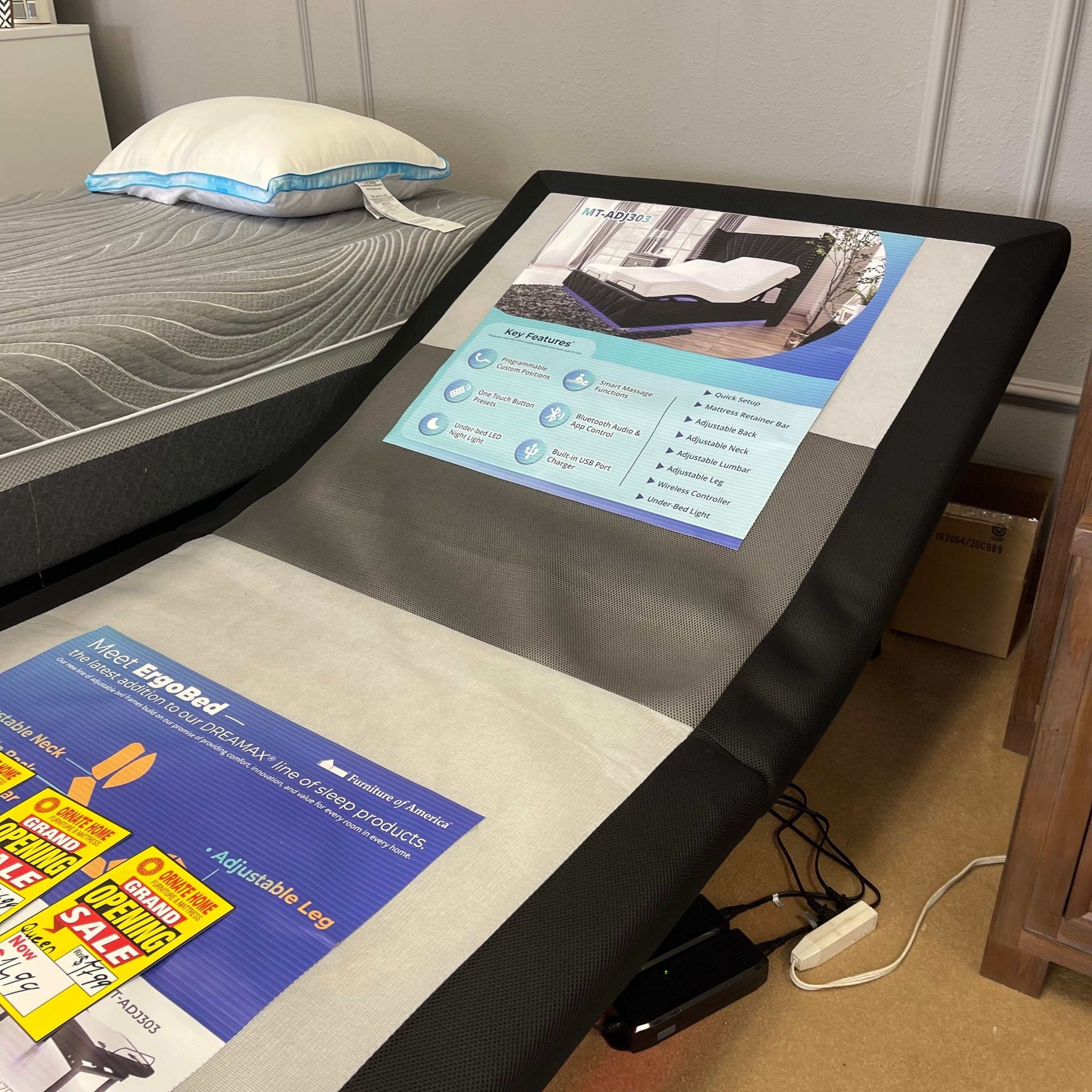 Somnerside MT-ADJ303 Adjustable Bed Base 300 Series / Queen - Ornate Home