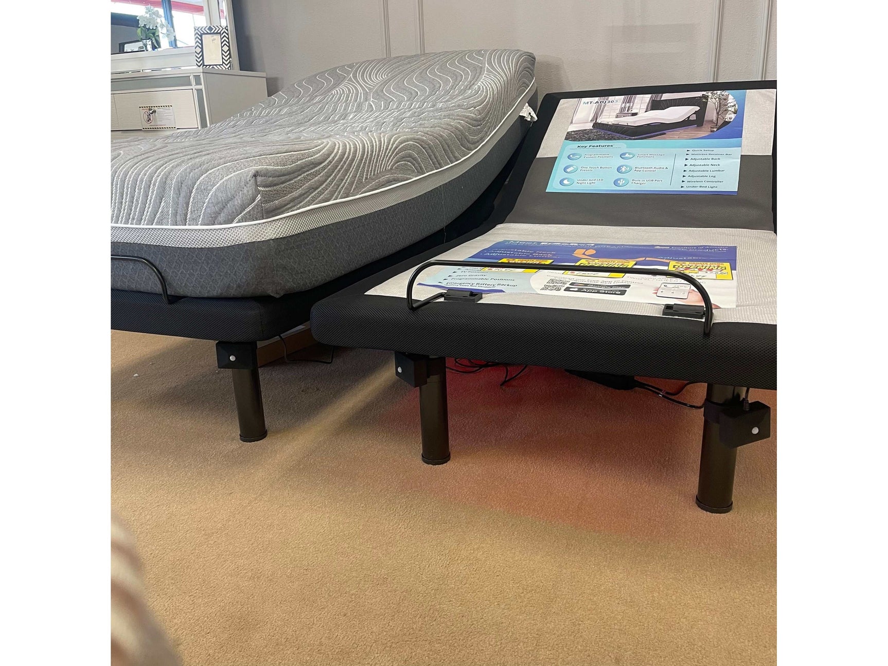 Somnerside MT-ADJ303 Adjustable Bed Base 300 Series / Twin XL - Ornate Home