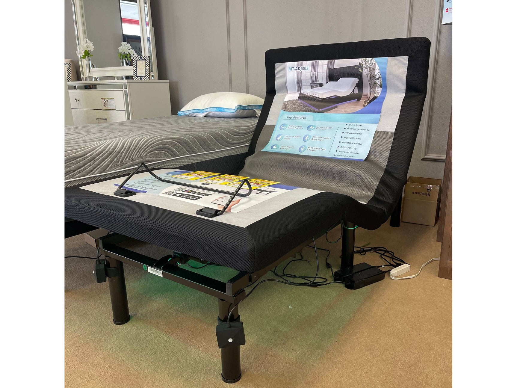 Somnerside MT-ADJ303 Adjustable Bed Base 300 Series / Twin XL - Ornate Home