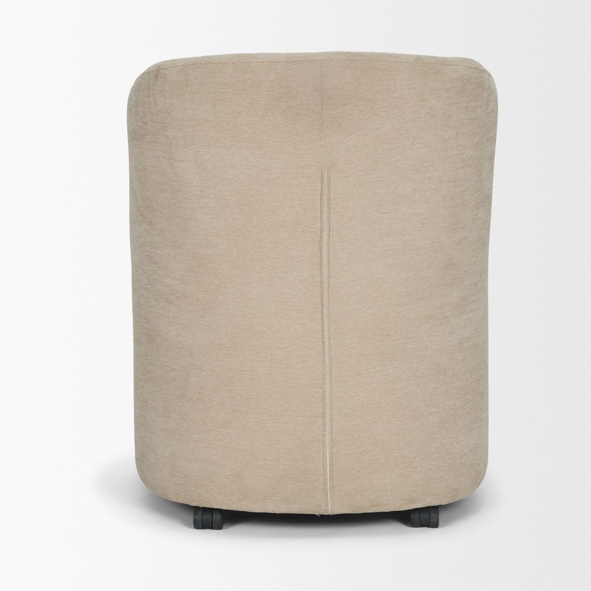Sondra Beige Barrel Back Dining Arm Chair - Ornate Home