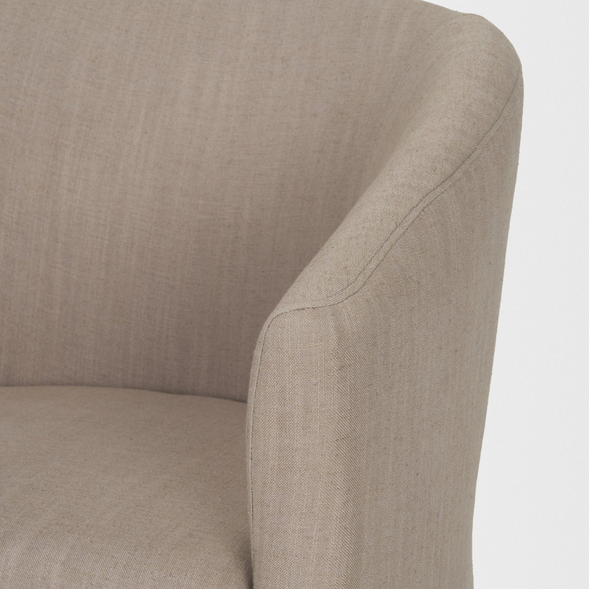 Sondra Gray Barrel Back Dining Arm Chair - Ornate Home