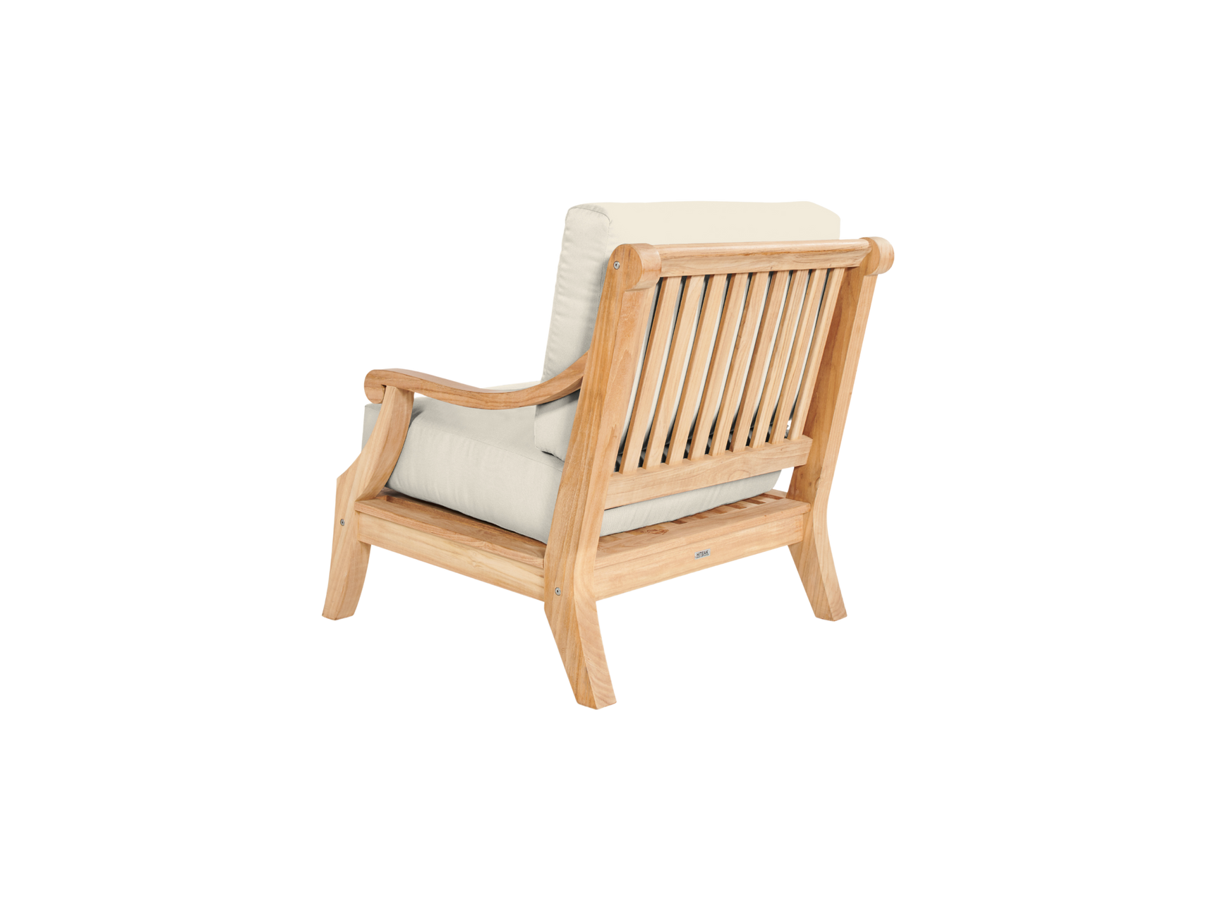 Sonoma 4-Piece Teak Canvas Outdoor Patio Deep Seating Set with Sunbrella® Cushion - Ornate Home