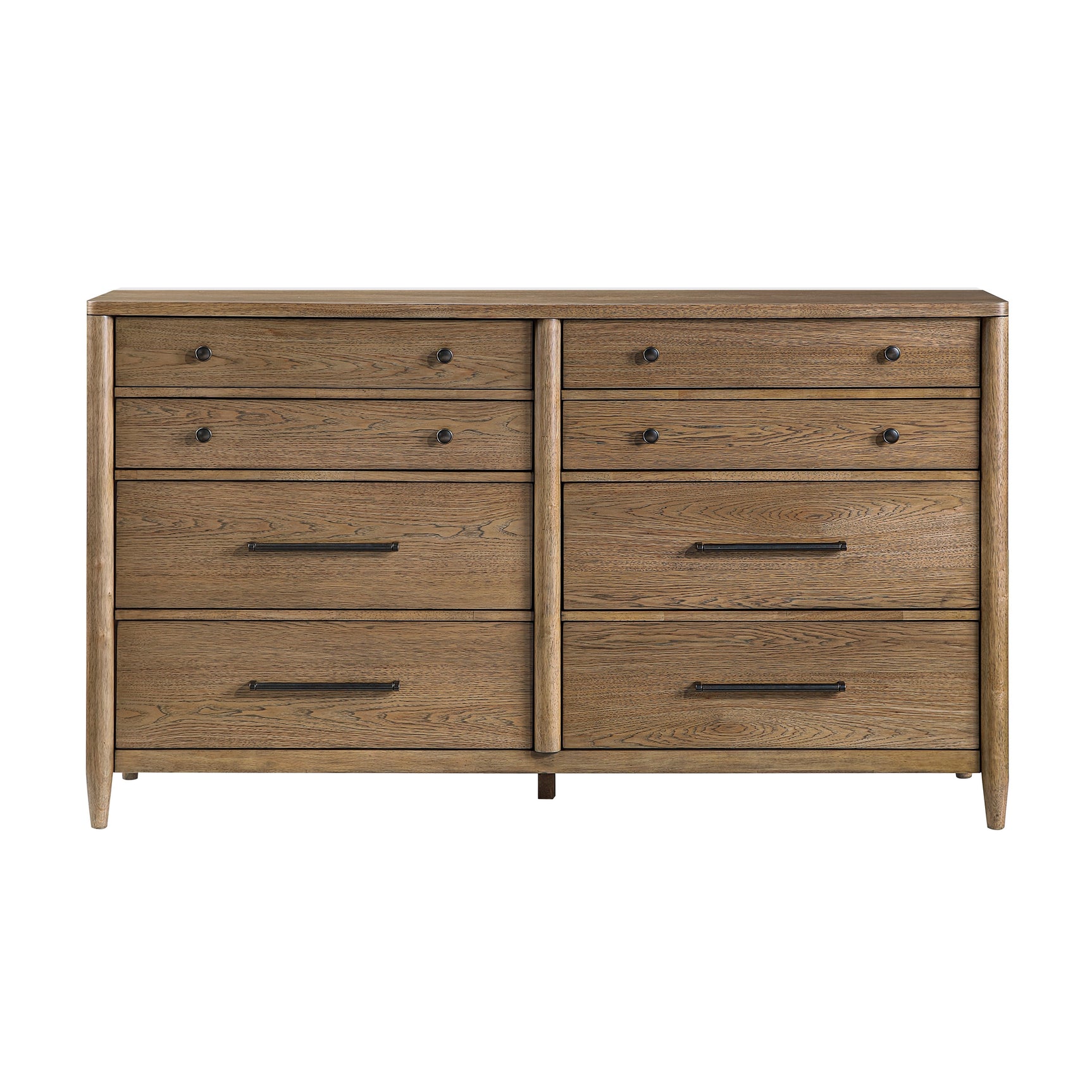 Sonoma Brown/Light Gray 4-Piece Queen Bedroom Set - Ornate Home