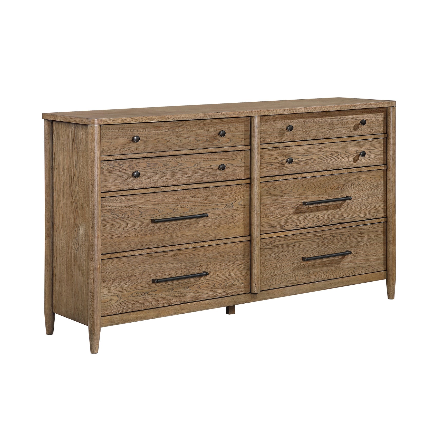 Sonoma Brown/Light Gray 4-Piece Queen Bedroom Set - Ornate Home