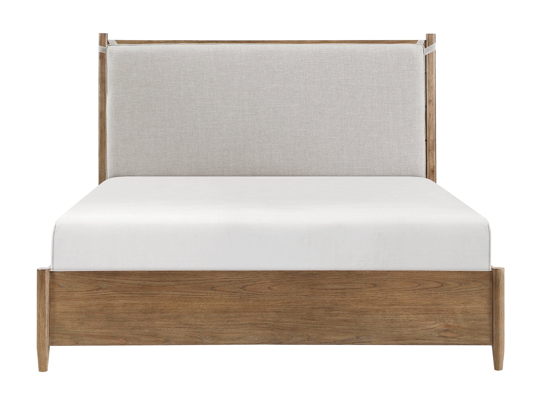 Sonoma Brown / Light Gray California King Platform Bed - Ornate Home