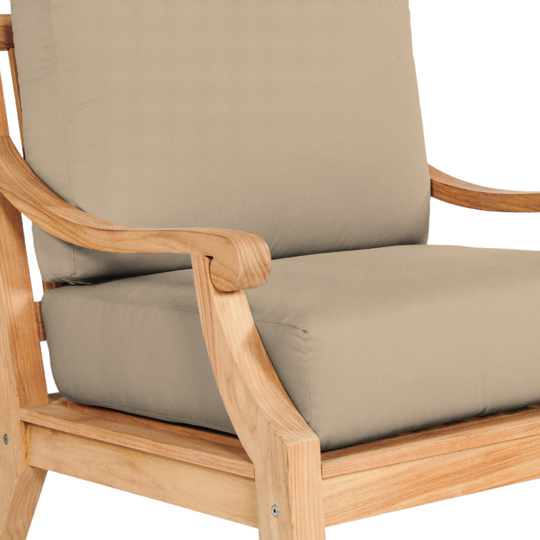 Sonoma Teak Fawn Outdoor Club Chair with Sunbrella® Cushion - Ornate Home