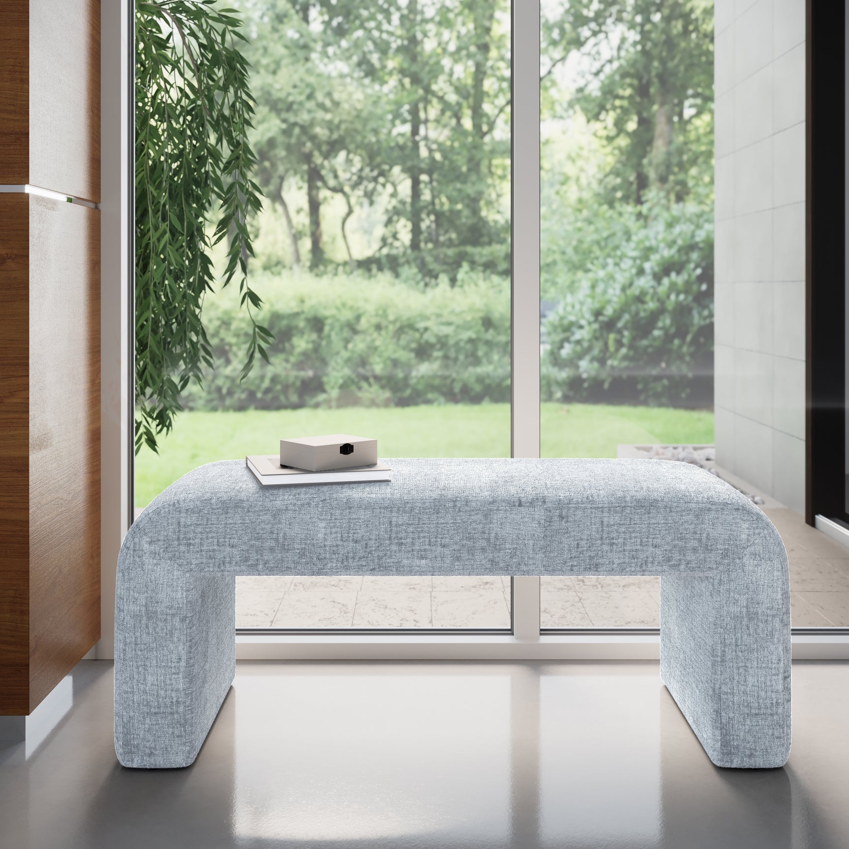 Sophia Blue Small Bench - Ornate Home