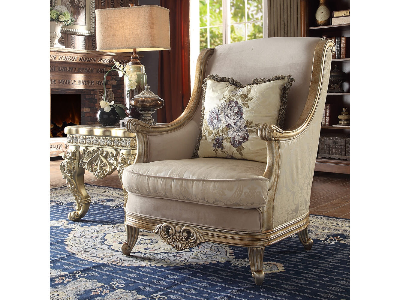 Sophia Champagne Chair / HD-04 - Ornate Home