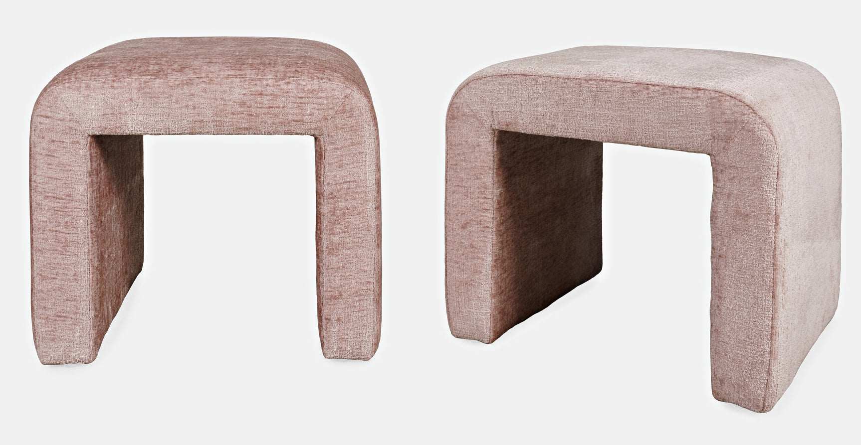 Sophia Pink Petite Bench (Set of 2) - Ornate Home