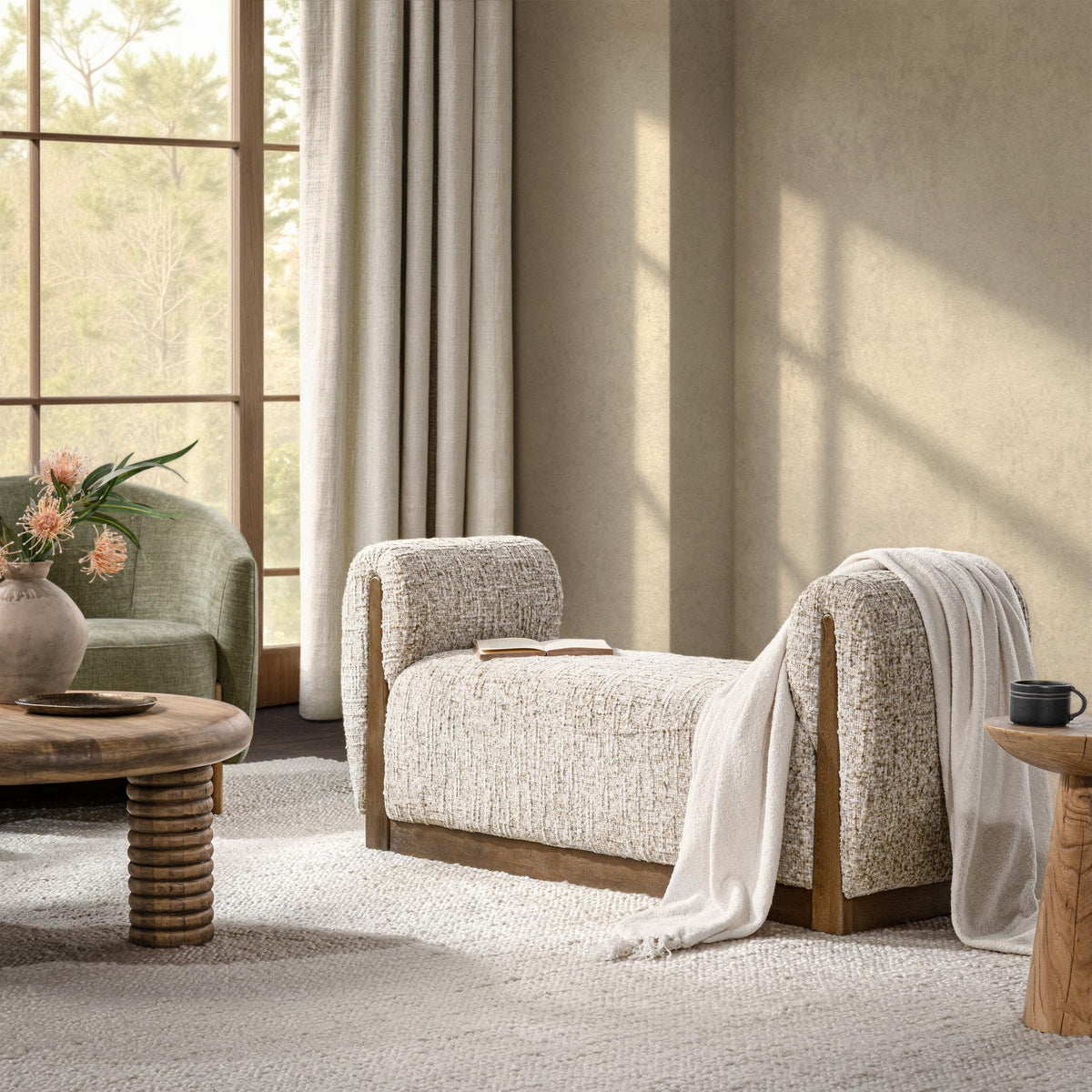 Soraya Wheatfield Accent Bench