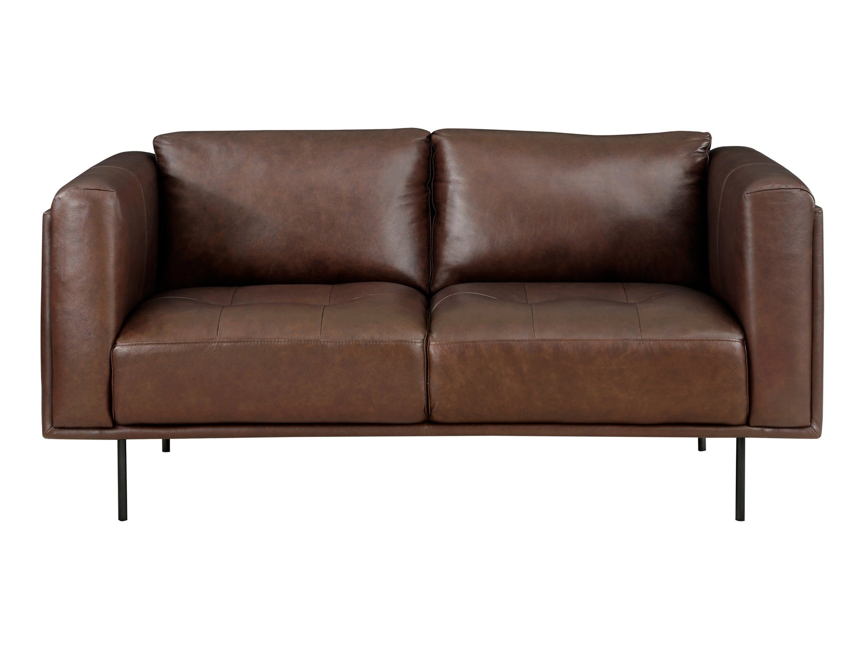 Soren Brown Loveseat - Ornate Home