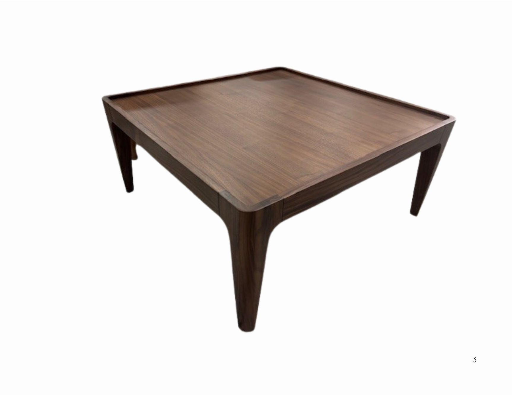Soren Walnut 36 Square Cocktail Table - Ornate Home