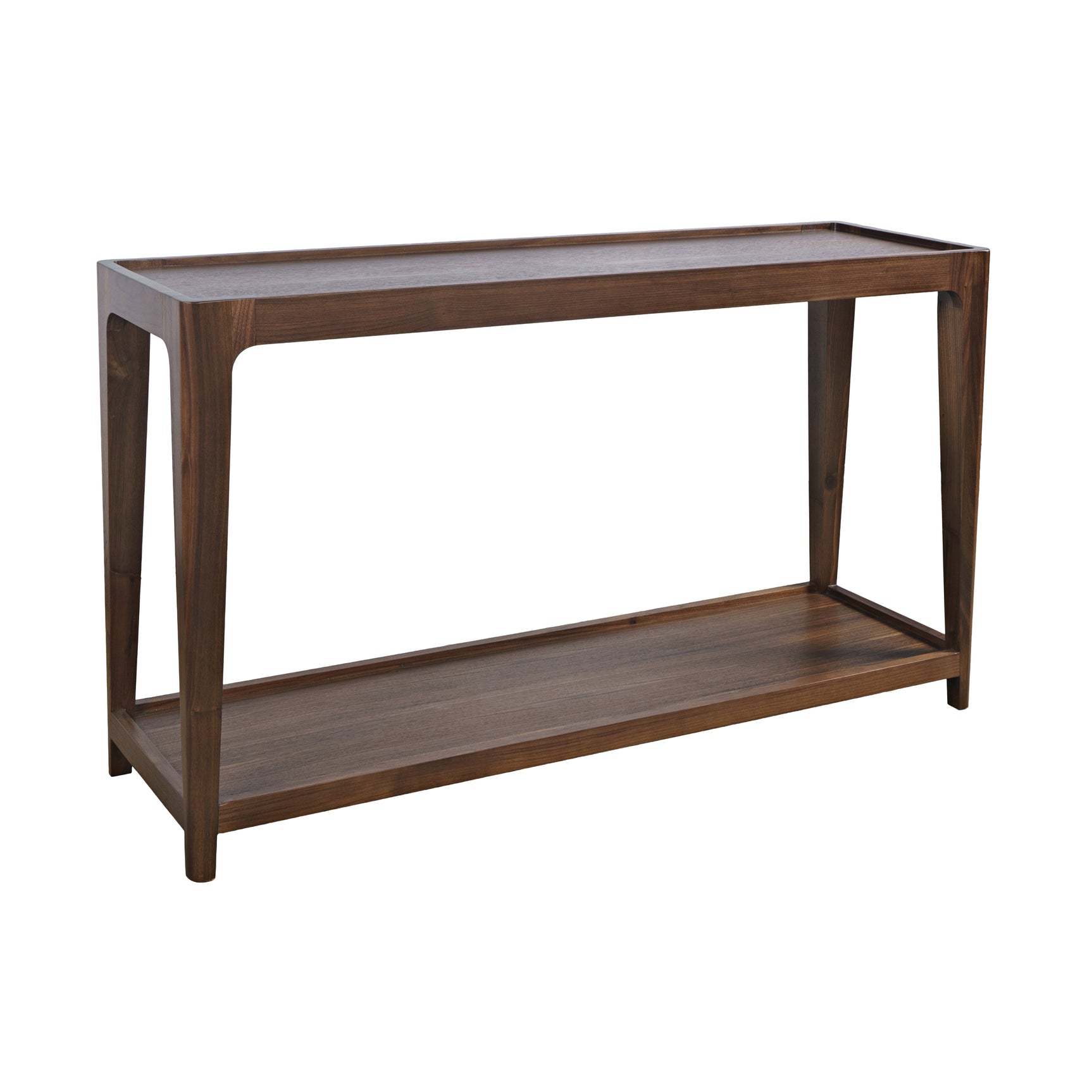 Soren Walnut Sofa Console Table - Ornate Home