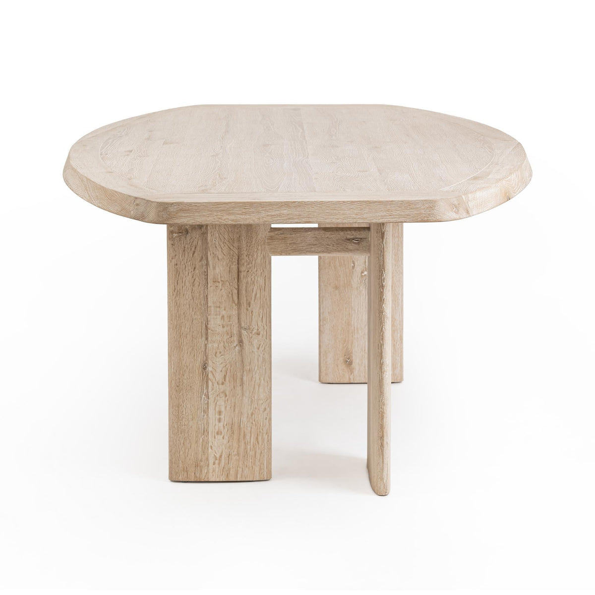 Sorento Soft Ash 95" Rectangular Dining Table