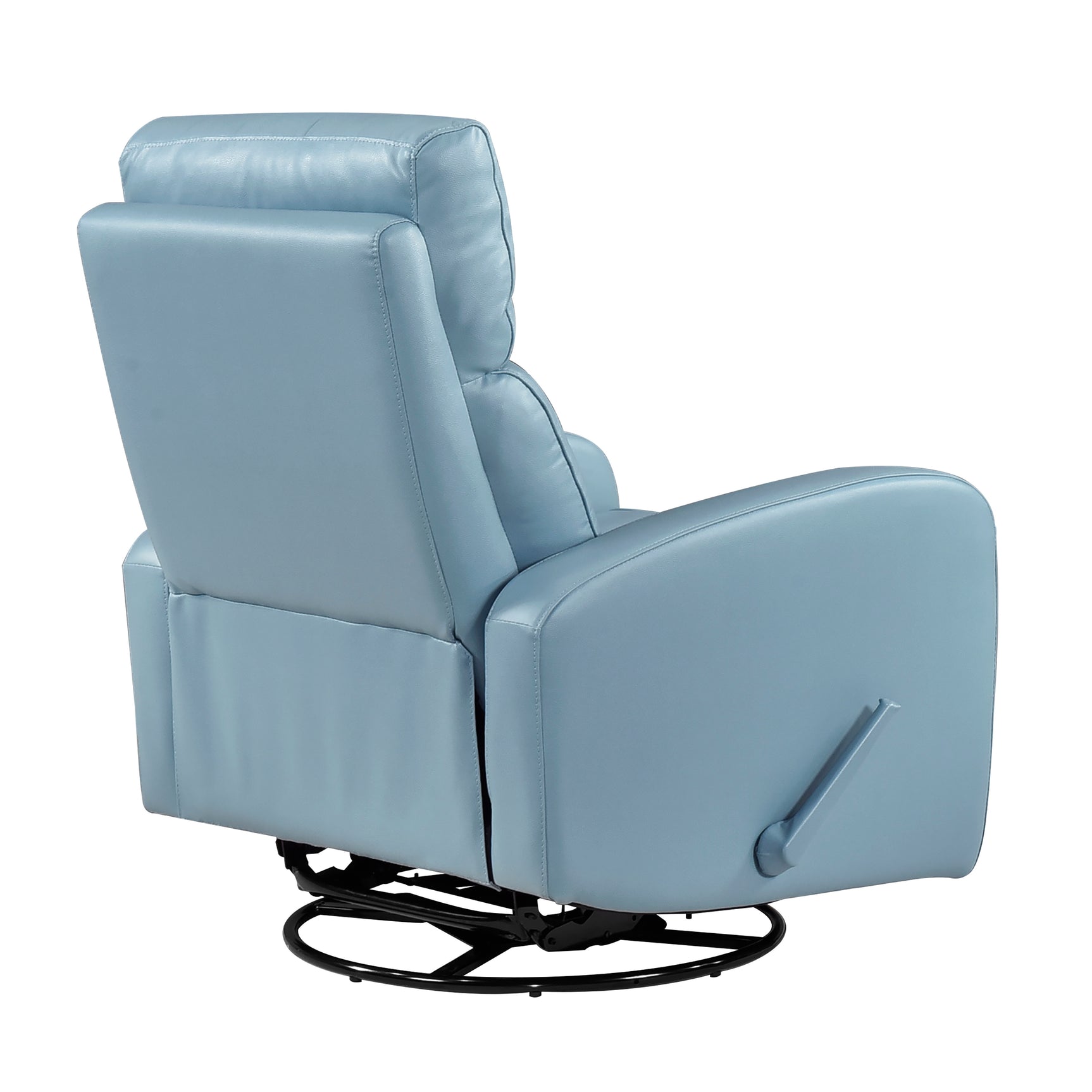 Sorrento Blue Swivel Glider Reclining Chair - Ornate Home