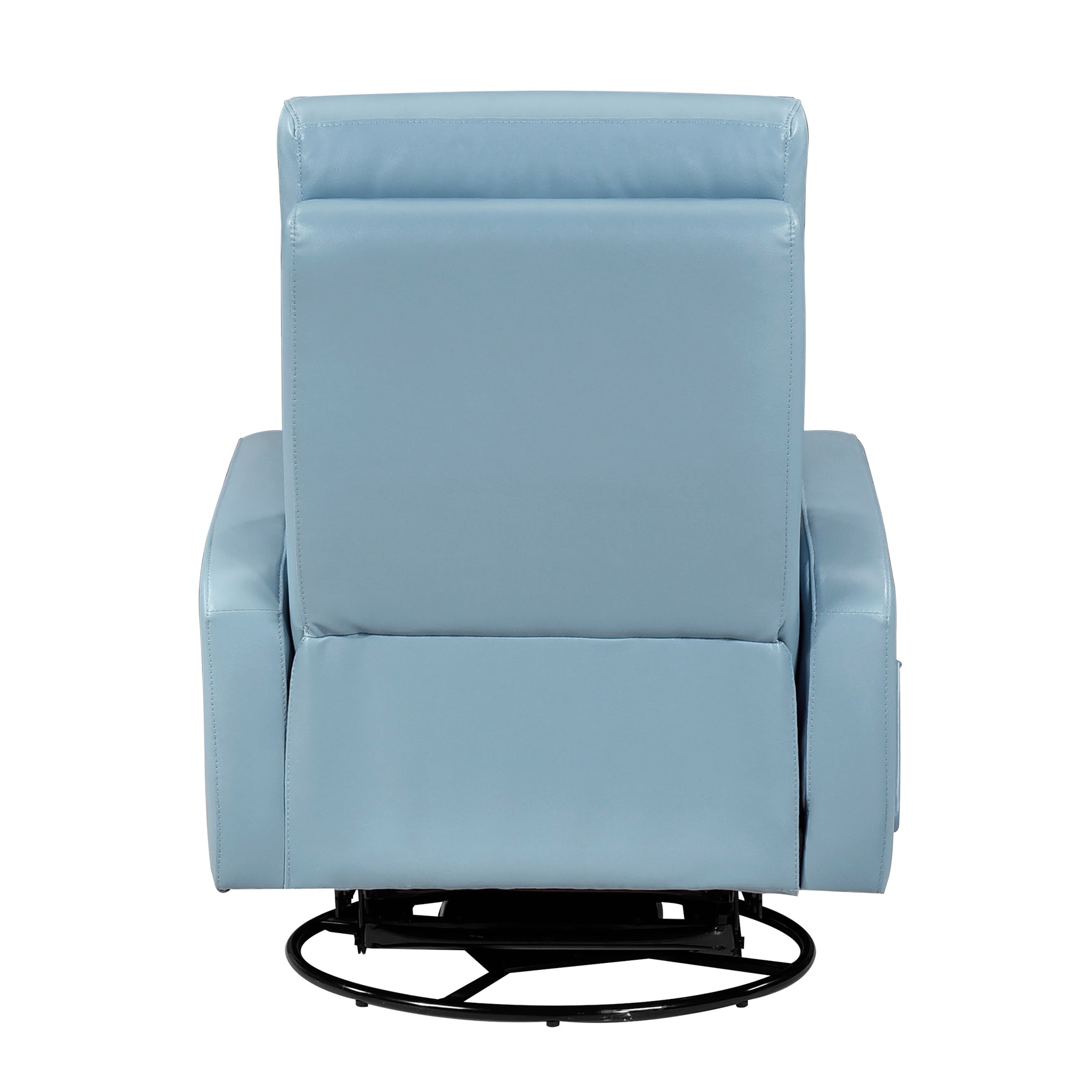 Sorrento Blue Swivel Glider Reclining Chair - Ornate Home