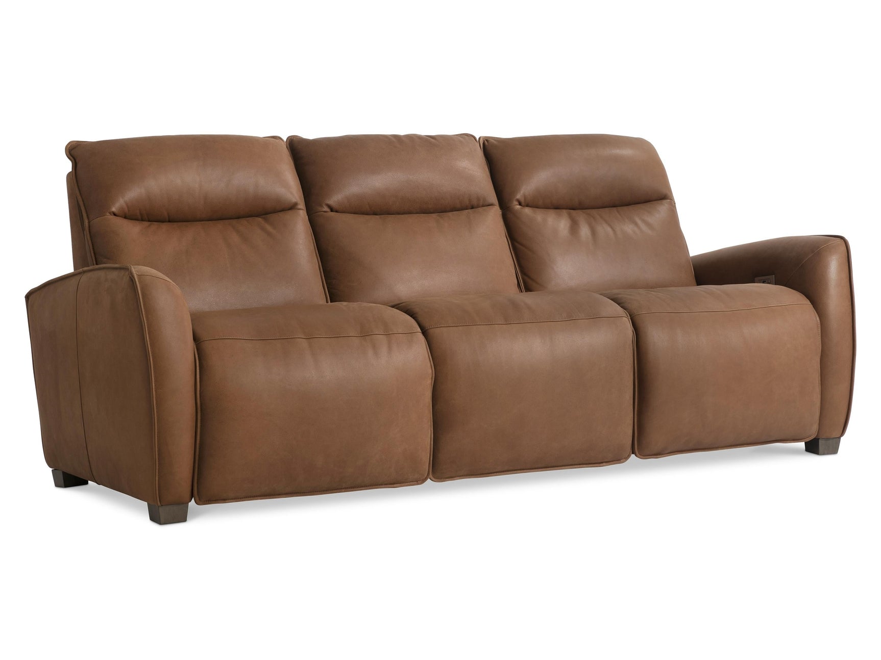 Sorrento Brown Leather Power Motion Sofa - Ornate Home