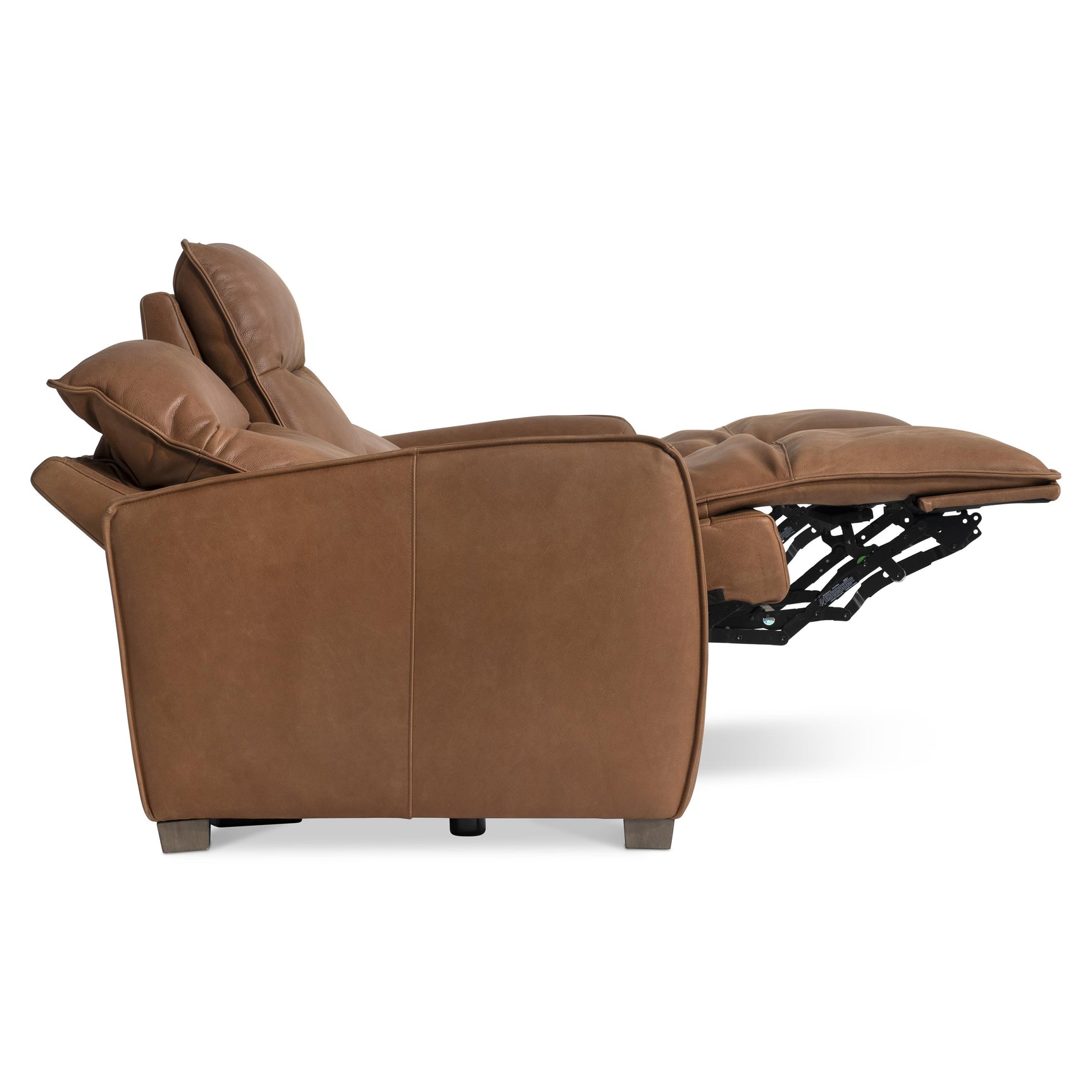 Sorrento Brown Leather Power Motion Sofa - Ornate Home