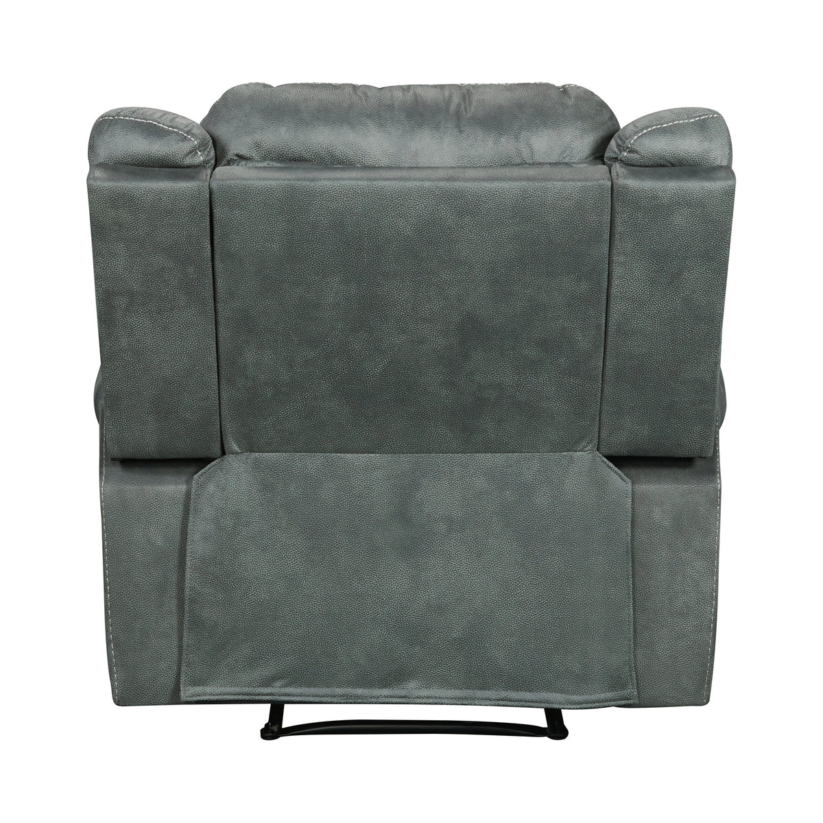 Sorrento Charcoal Glider Recliner - Ornate Home