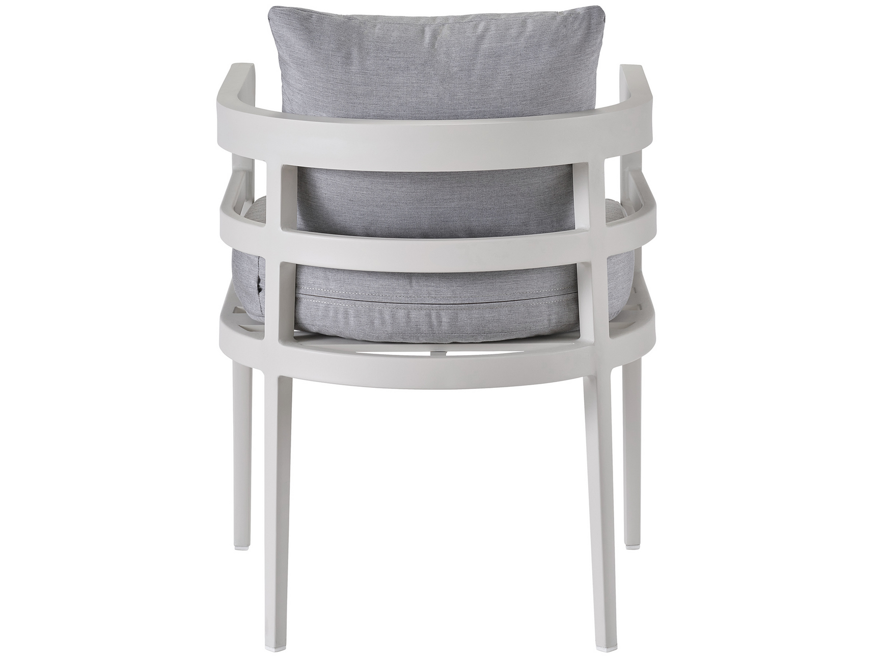 Sout Beach Canvas Granite/Chalk Aluminum Dining Chair - Ornate Home